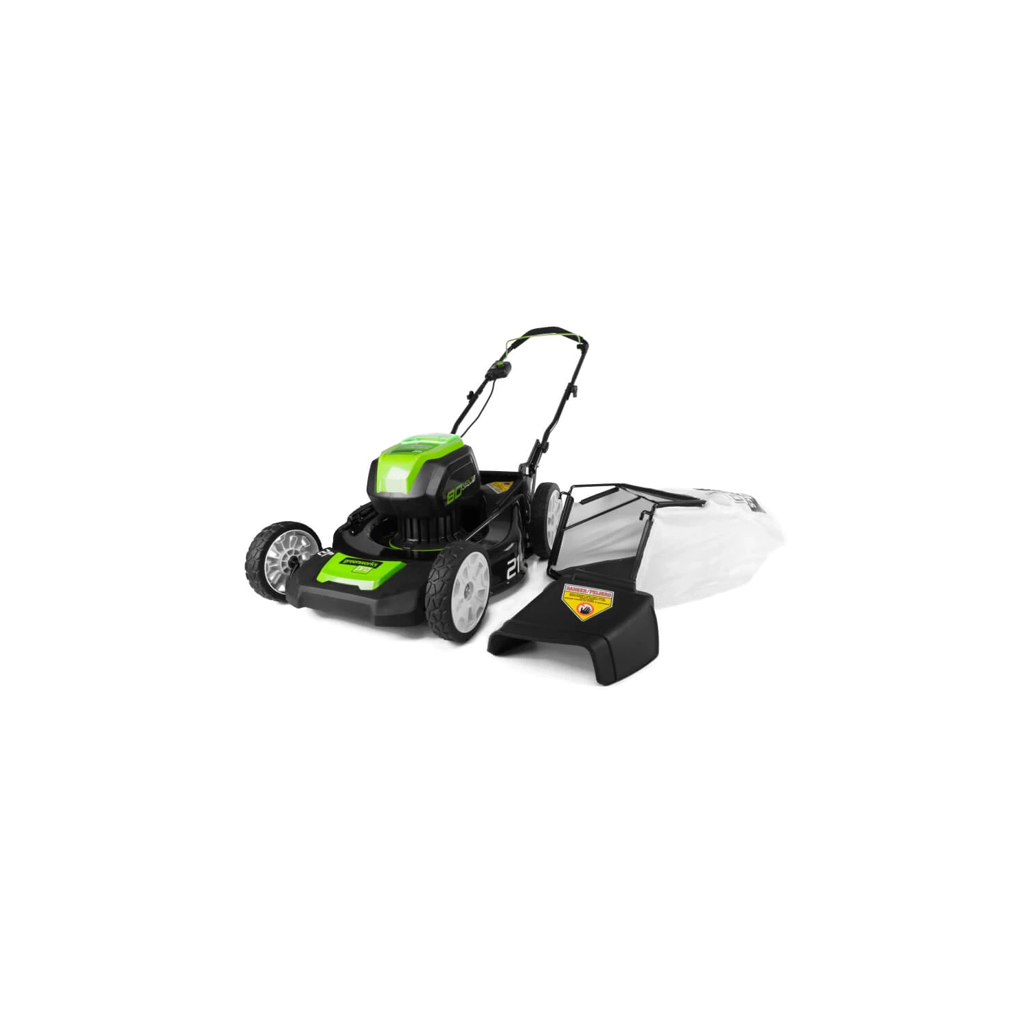Tondeuse à pousser Greenworks PRO 80&nbsp;V de 21 po + tondeuse à cordon de 16 po, 2 batteries de 2,0 Ah et chargeur inclus