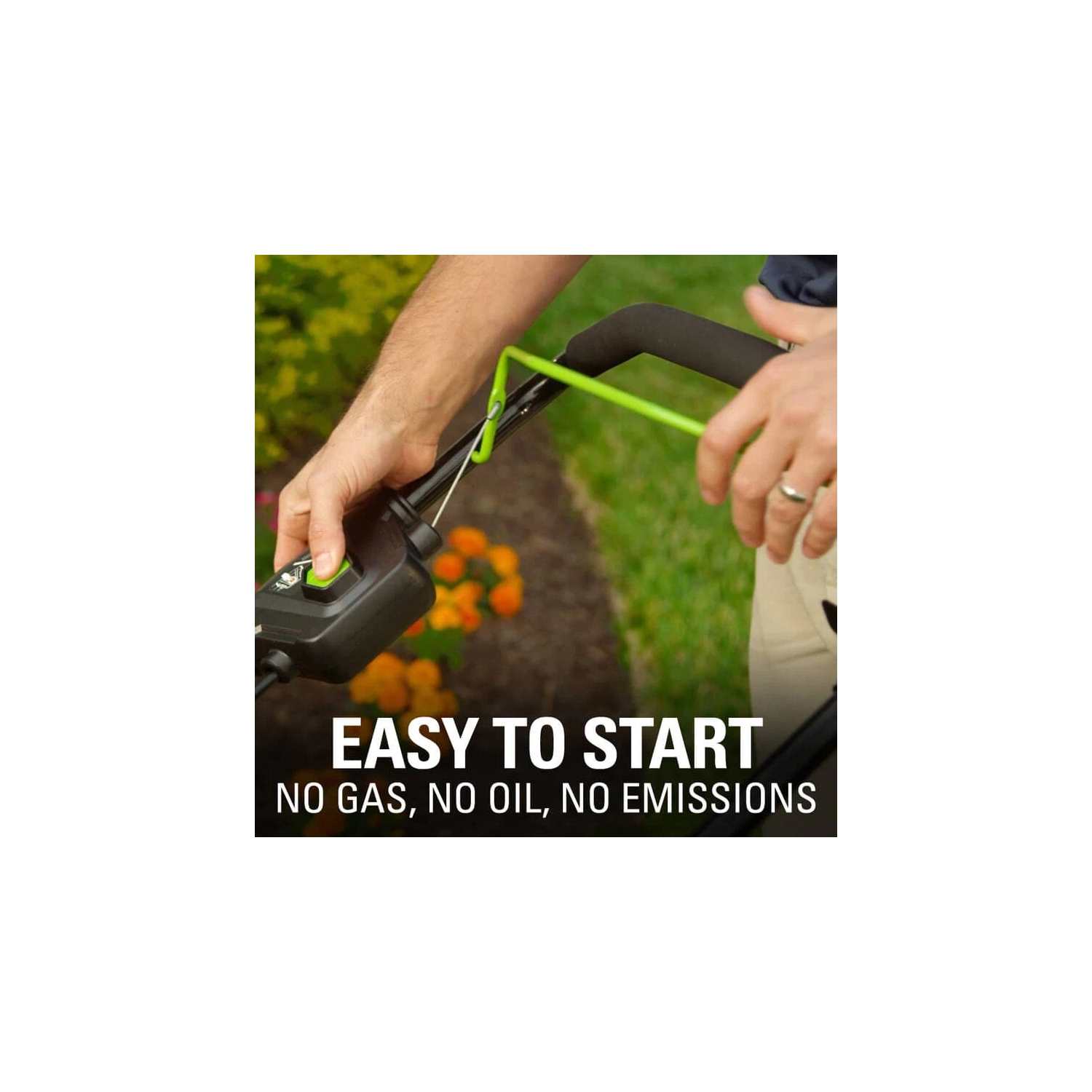 Tondeuse à pousser Greenworks PRO 80&nbsp;V de 21 po + tondeuse à cordon de 16 po, 2 batteries de 2,0 Ah et chargeur inclus