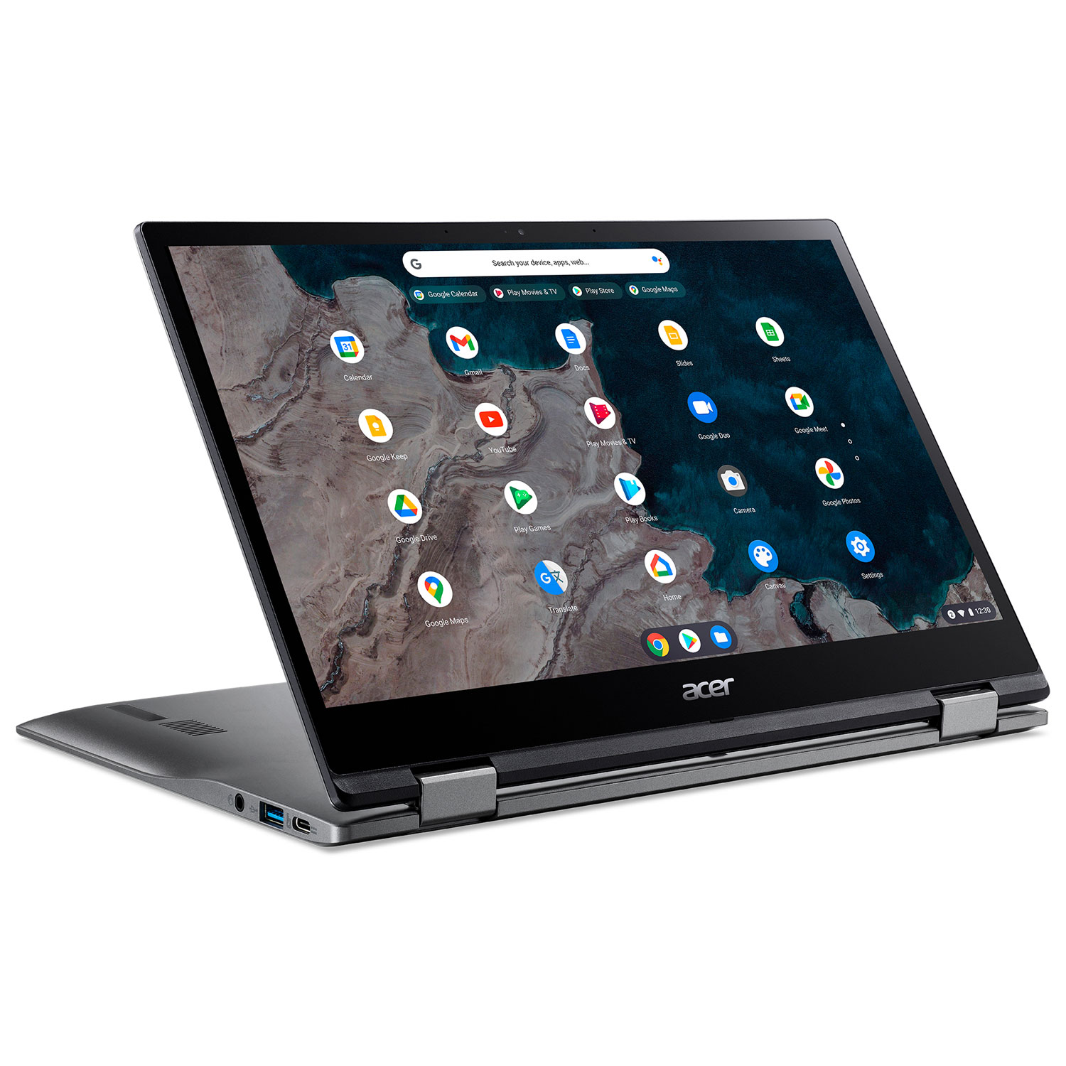 Chromebook à écran tactile de 13,3 po d'Acer - Argenté - Anglais