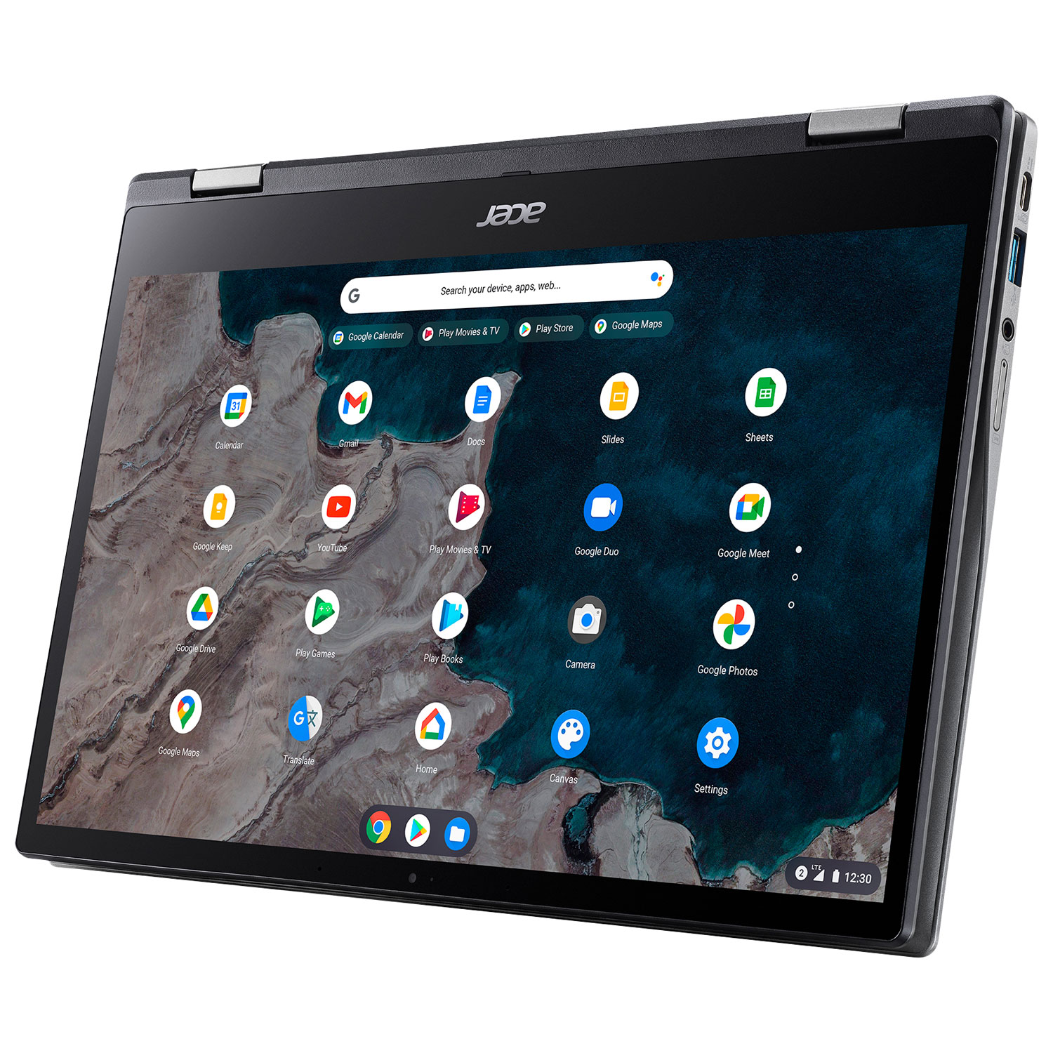 Chromebook à écran tactile de 13,3 po d'Acer - Argenté - Anglais