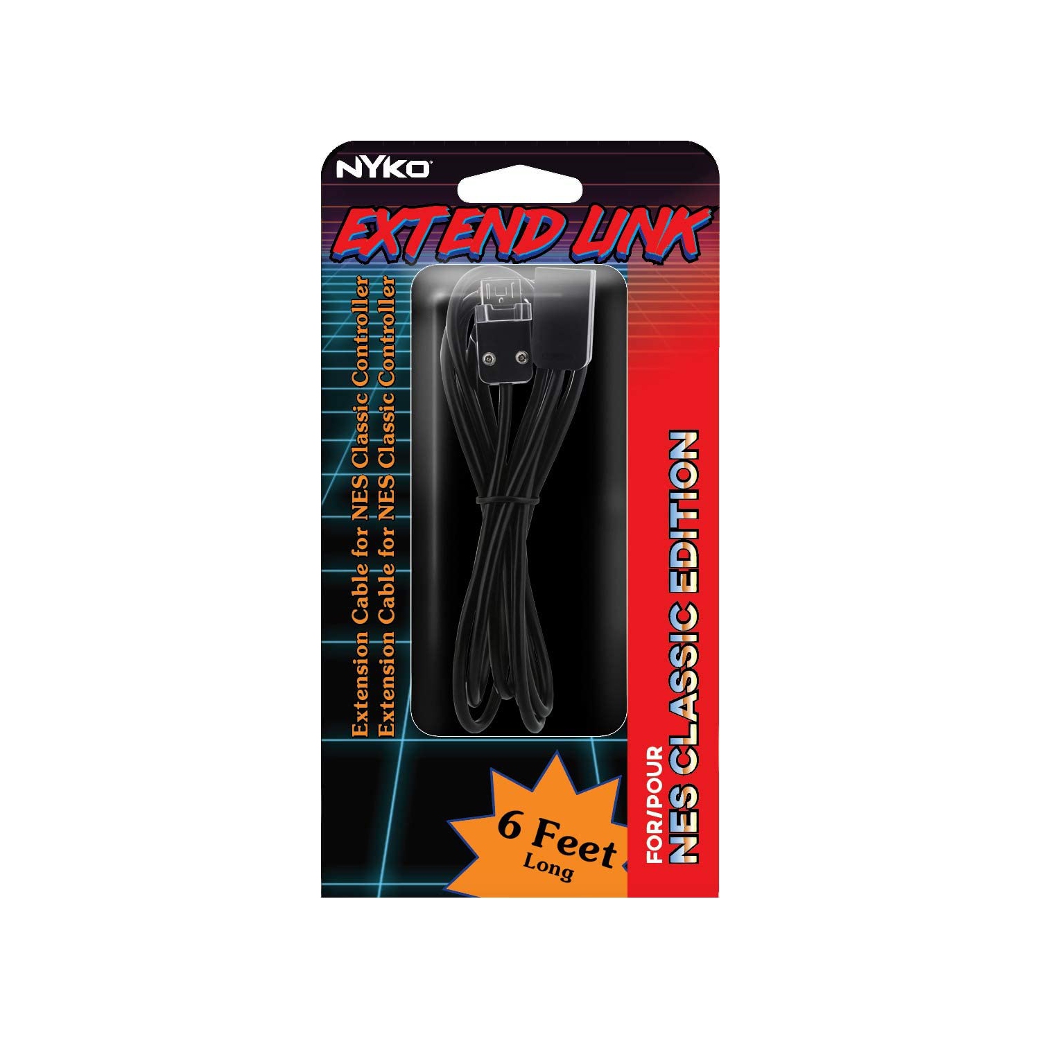 Nyko Extend Link - 6ft Extension Cable for Nintendo NES Classic Edition
