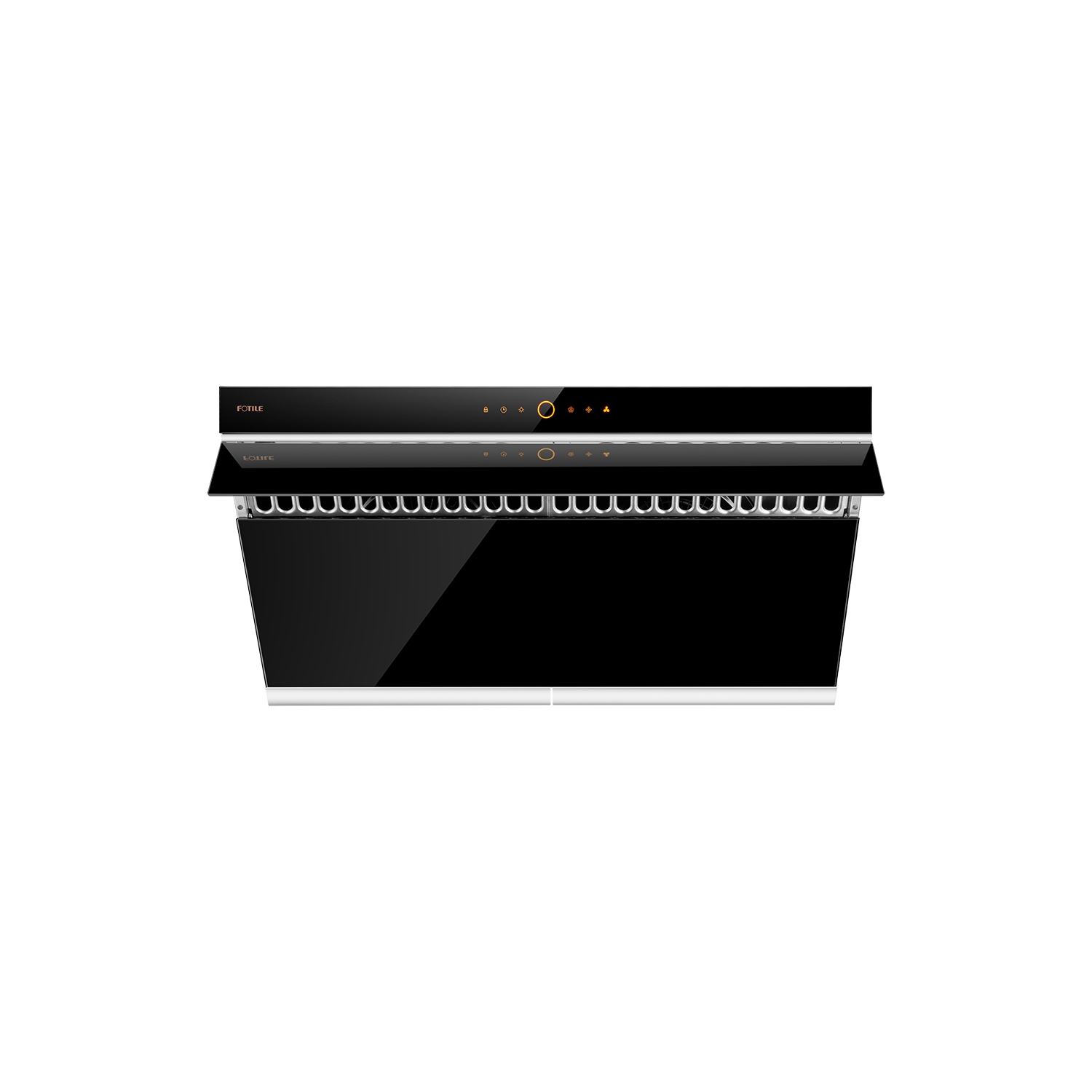 FOTILE JQG9006 36" Range Hood | Unique Side-Draft Design for Under Cabinet or Wall Mount | Motion activation | Dual DC motors