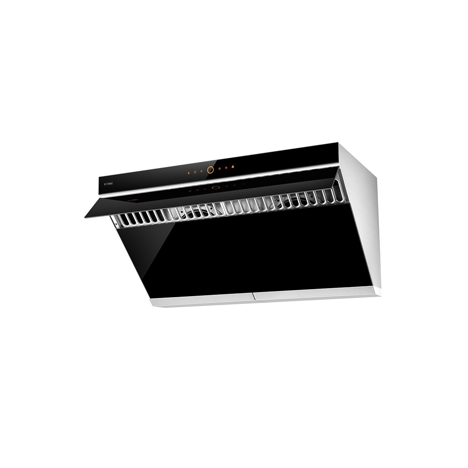 FOTILE JQG9006 36" Range Hood | Unique Side-Draft Design for Under Cabinet or Wall Mount | Motion activation | Dual DC motors