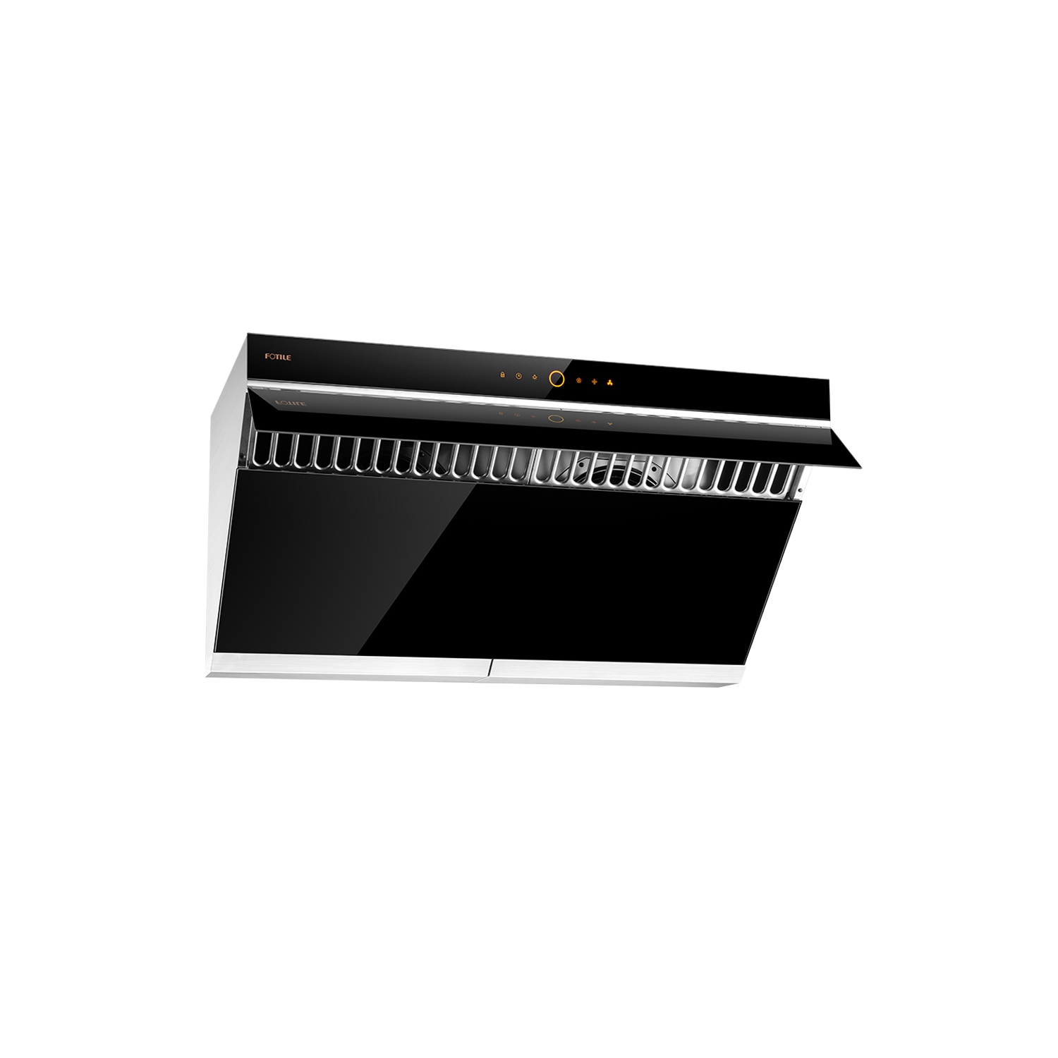 FOTILE JQG9006 36" Range Hood | Unique Side-Draft Design for Under Cabinet or Wall Mount | Motion activation | Dual DC motors