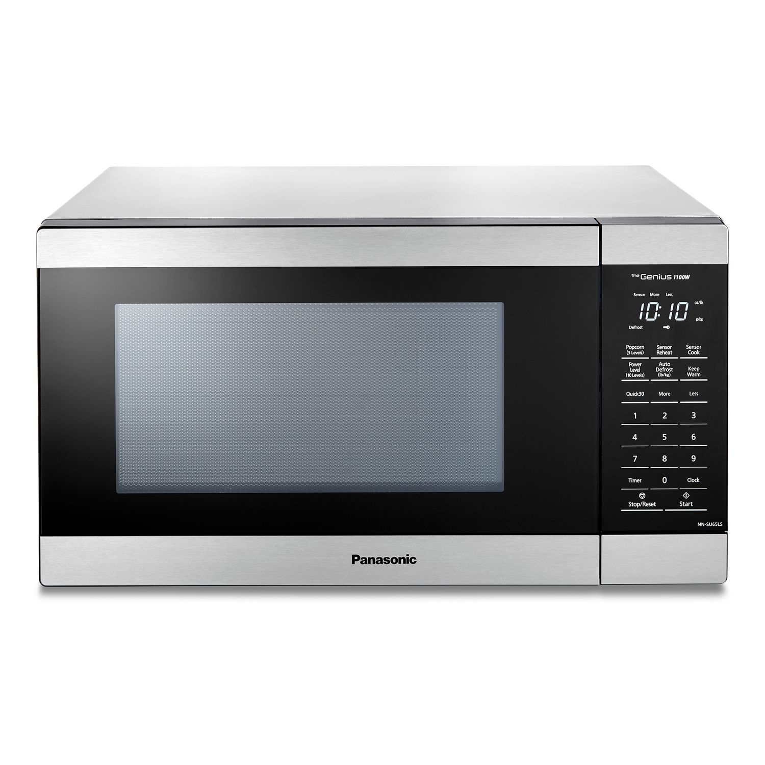 Refurbished Good- Panasonic NNSU65LS Mid-Size 1.3 Cu. Ft, Genius Microwave Oven