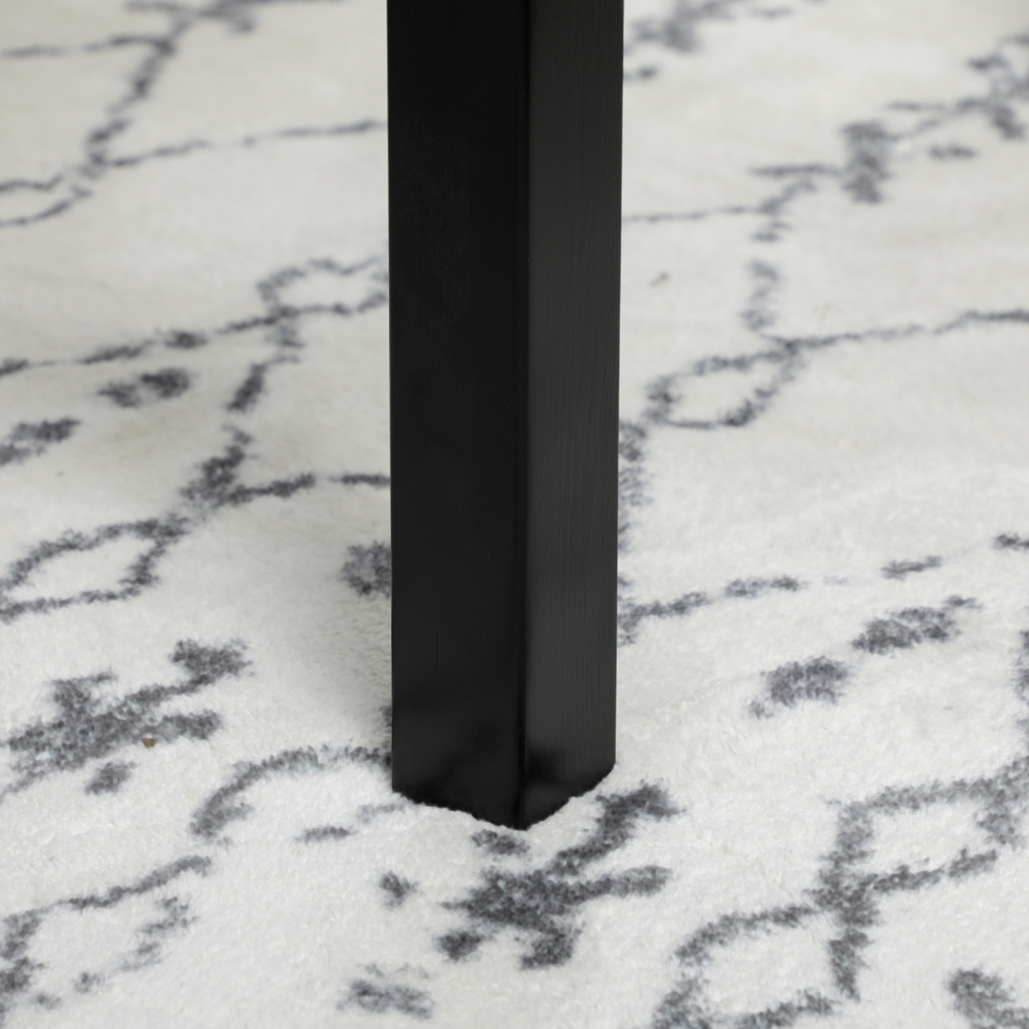 HOMCOM – Table de salle à manger pliable en bois massif, table à abattant pour petits espaces, table pliante pour cuisine, salle à manger, noir