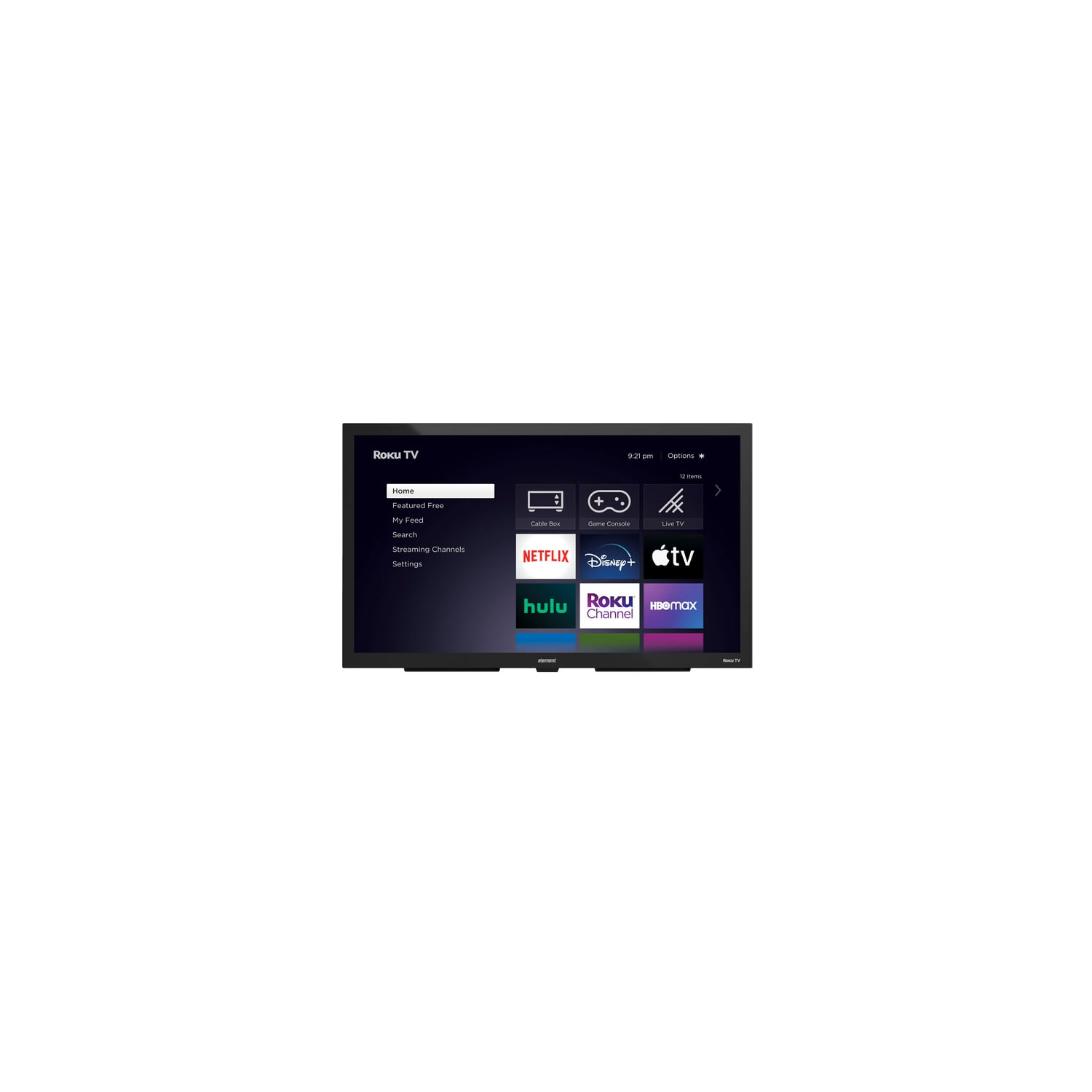 REFURBISHED (GOOD) - Element 55" 4K UHD Partial Sun Outdoor Roku Smart TV, Weatherproof (IP55 Rated), Stand/Mount Not Included (EP400AB55R)