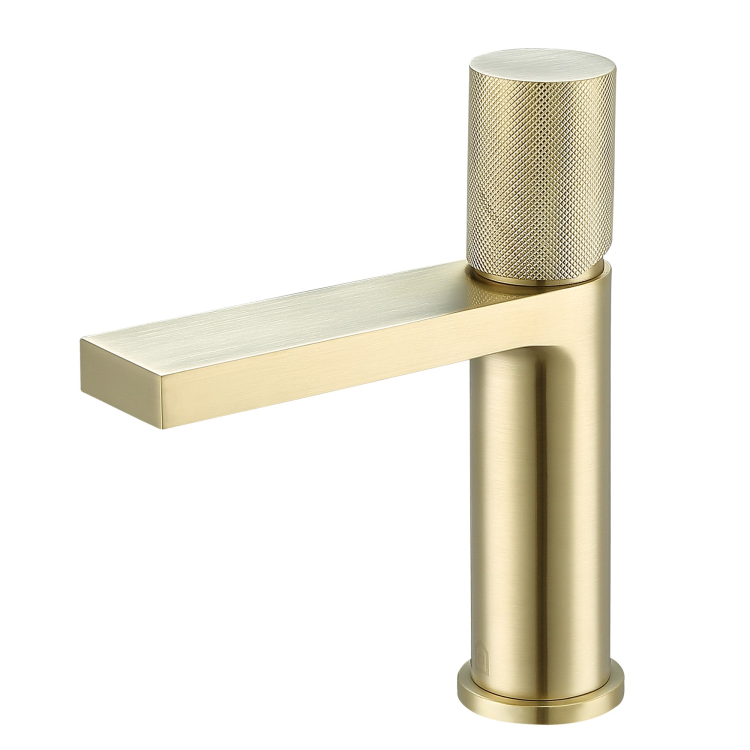 Ancona Isla Single Handle Bathroom Faucet in Brushed Champagne Gold