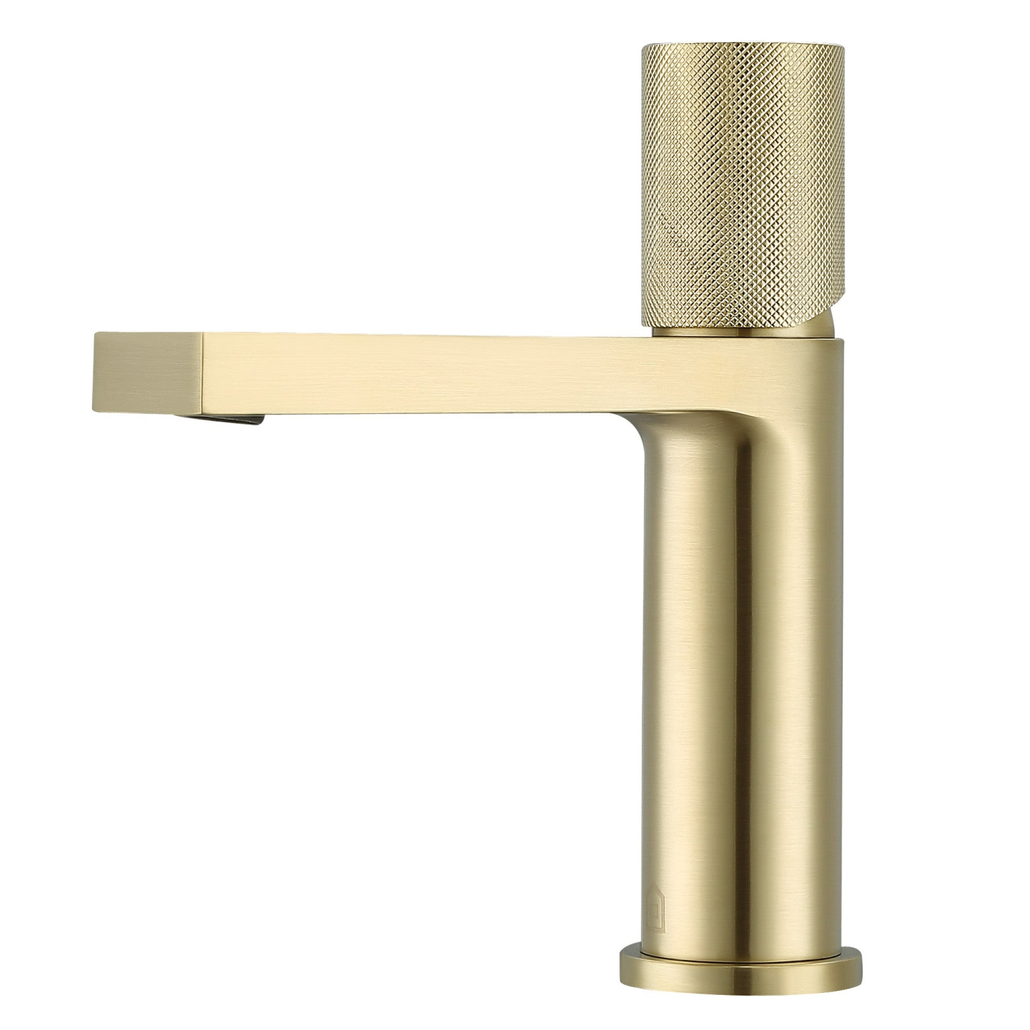 Ancona Isla Single Handle Bathroom Faucet in Brushed Champagne Gold