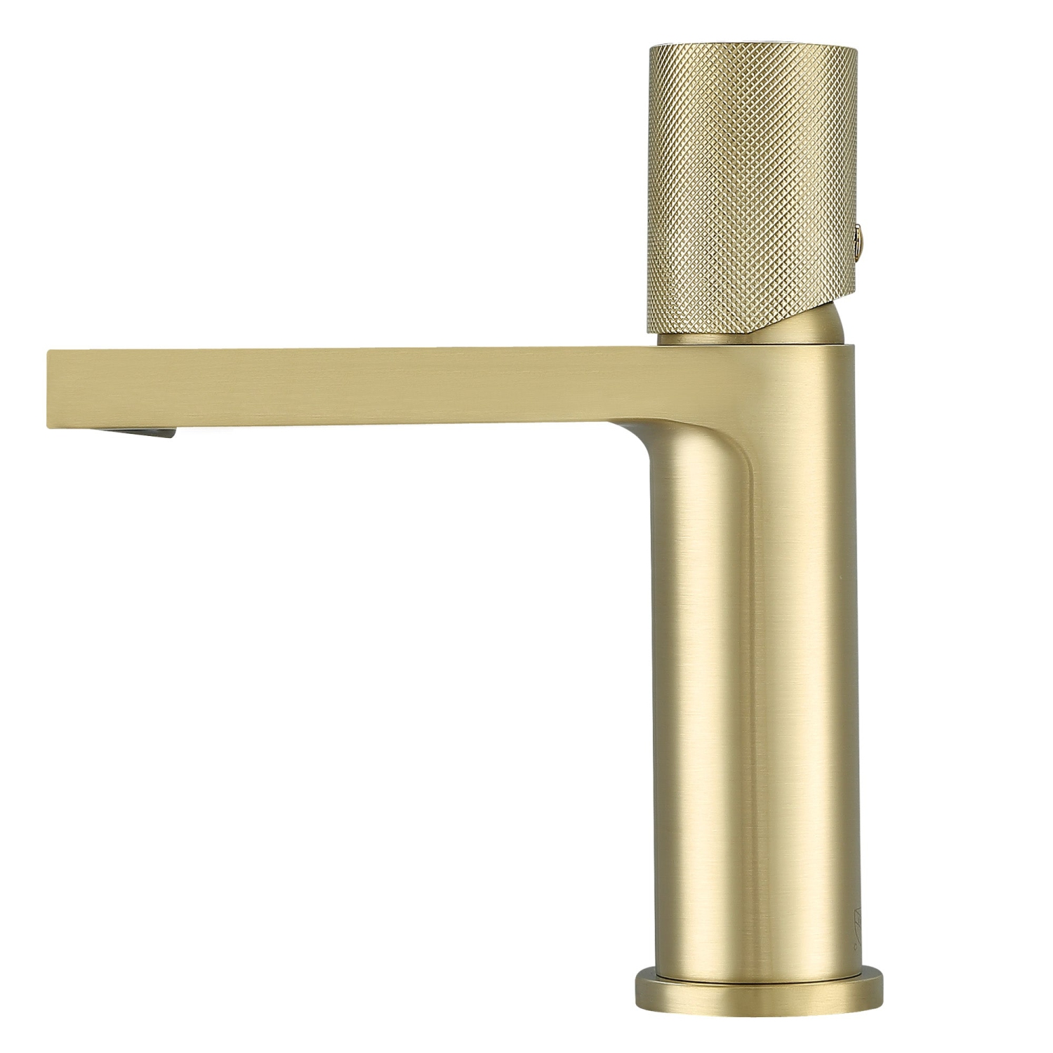 Ancona Isla Single Handle Bathroom Faucet in Brushed Champagne Gold