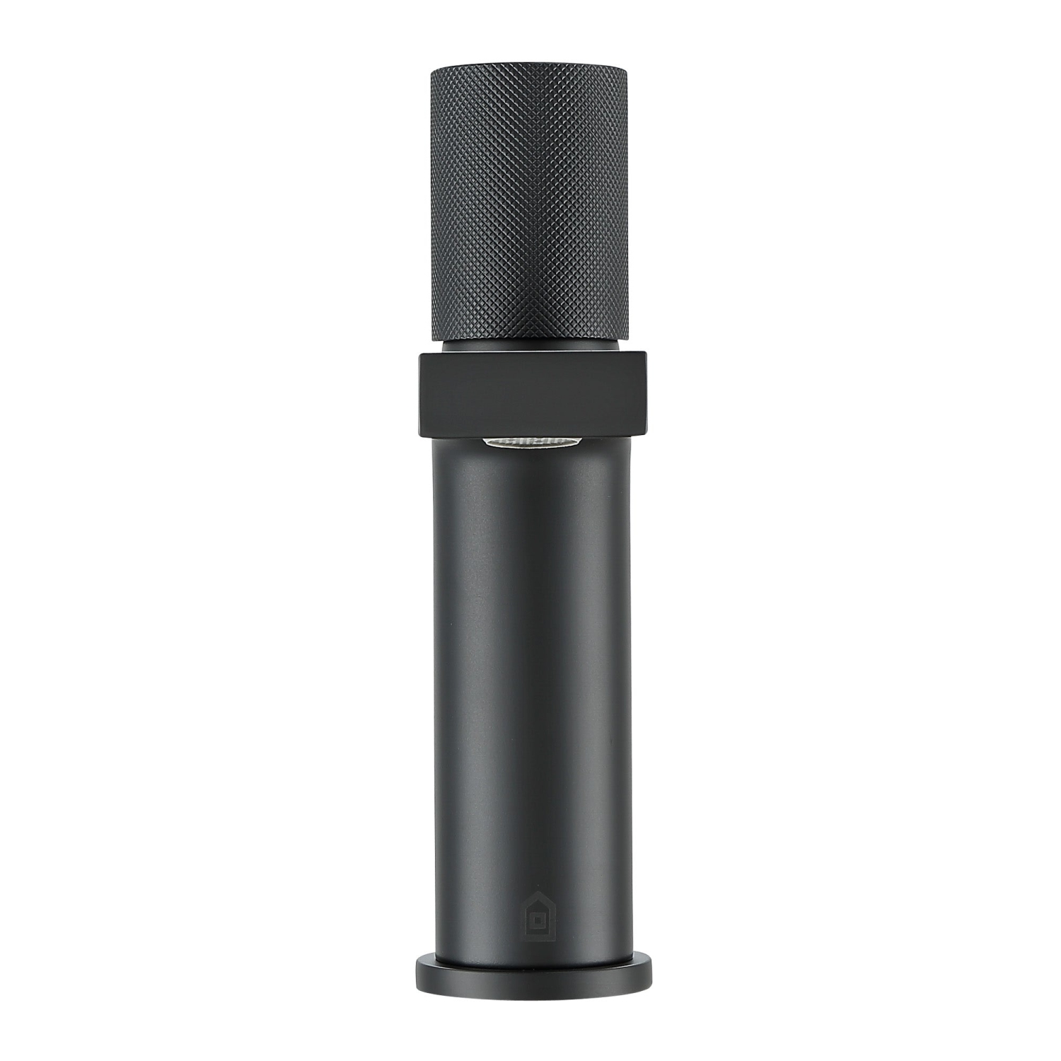 Ancona Isla Single Handle Bathroom Faucet in Matte Black