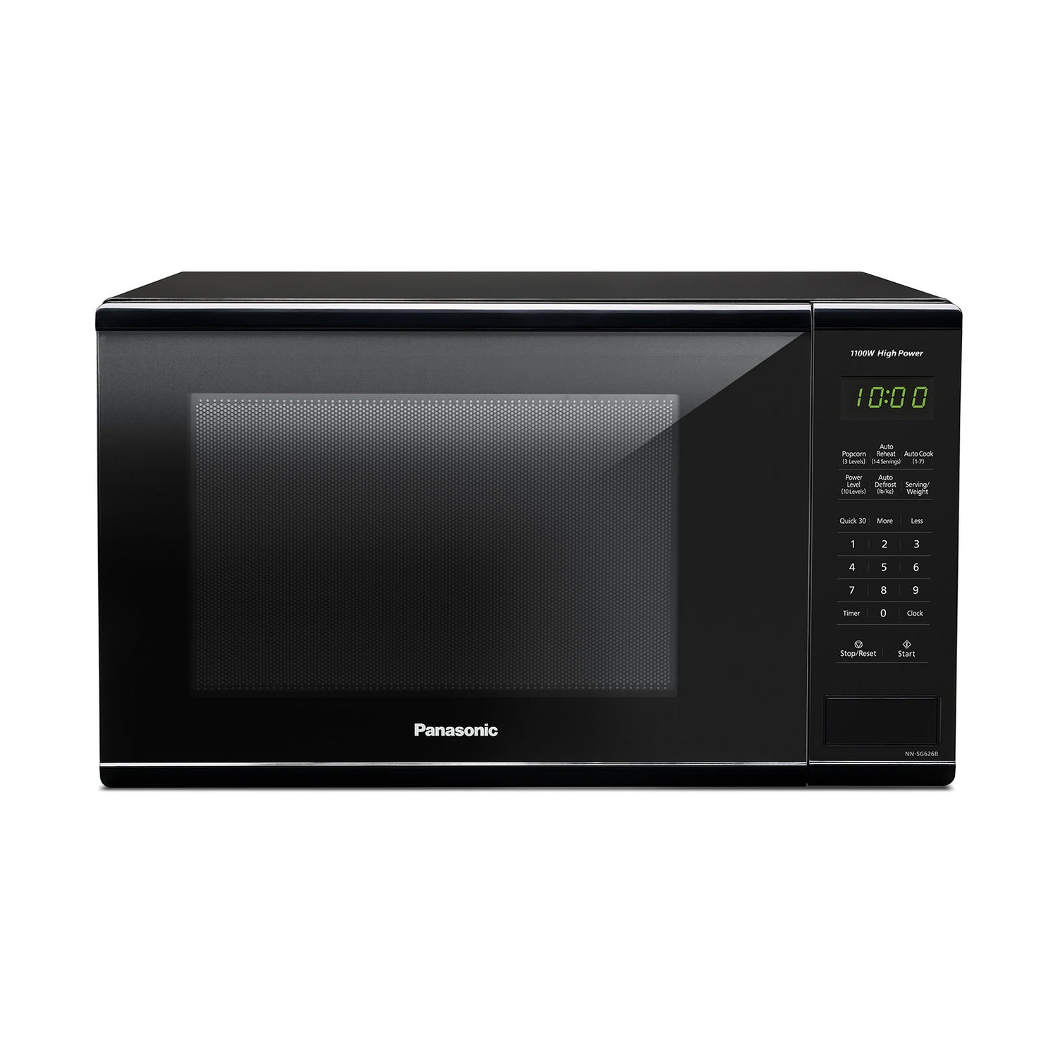 Refurbished (Good) - Panasonic NN-SG626B Countertop Microwave with Auto Cook and Auto Defrost, 1.3-cu.ft