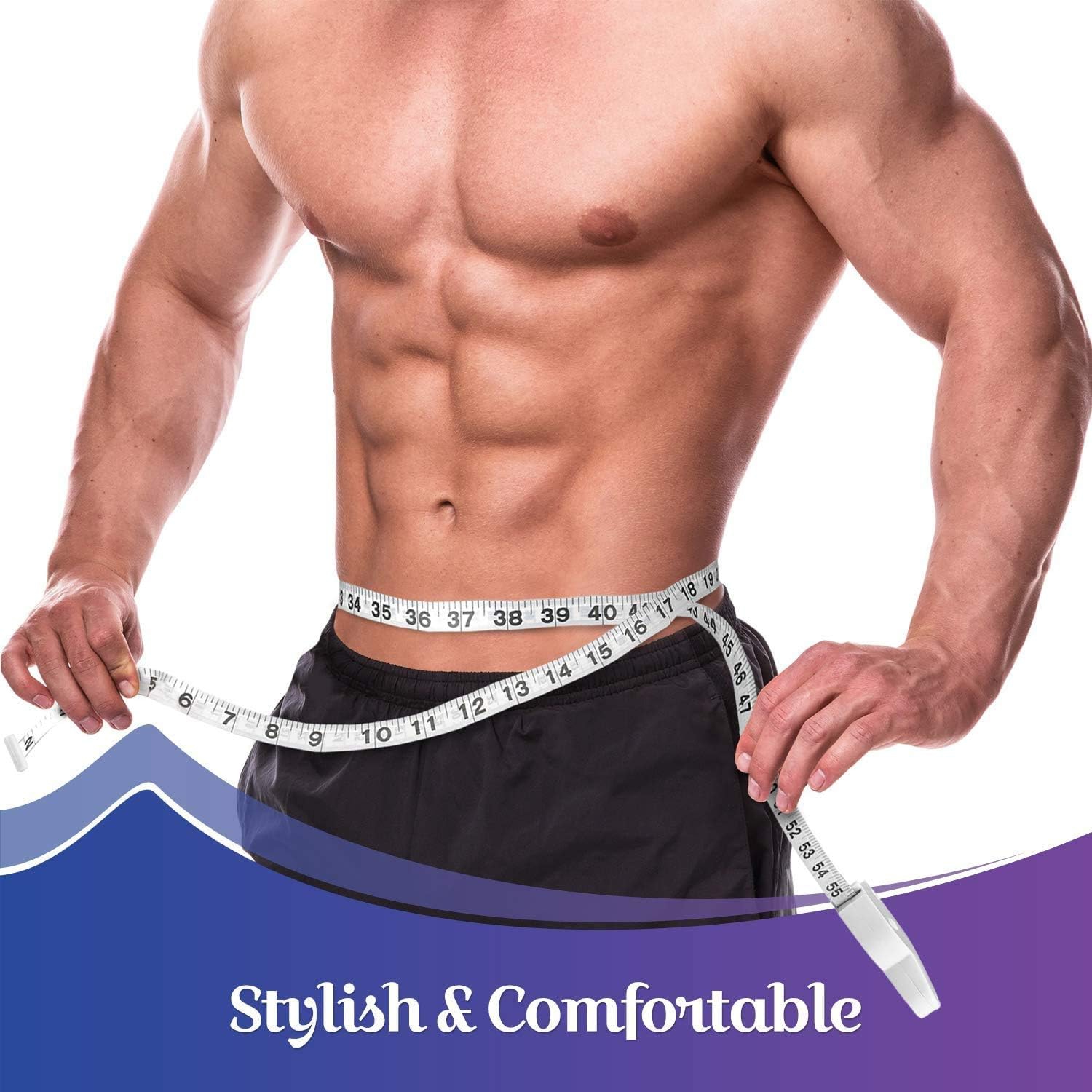 Body Fat Caliper and Measuring Tape for Body - Pack of 2 Calipers and Body Fat Tape Measure Tools for Accurately Measuring Bmi Skin Fold Fitness and