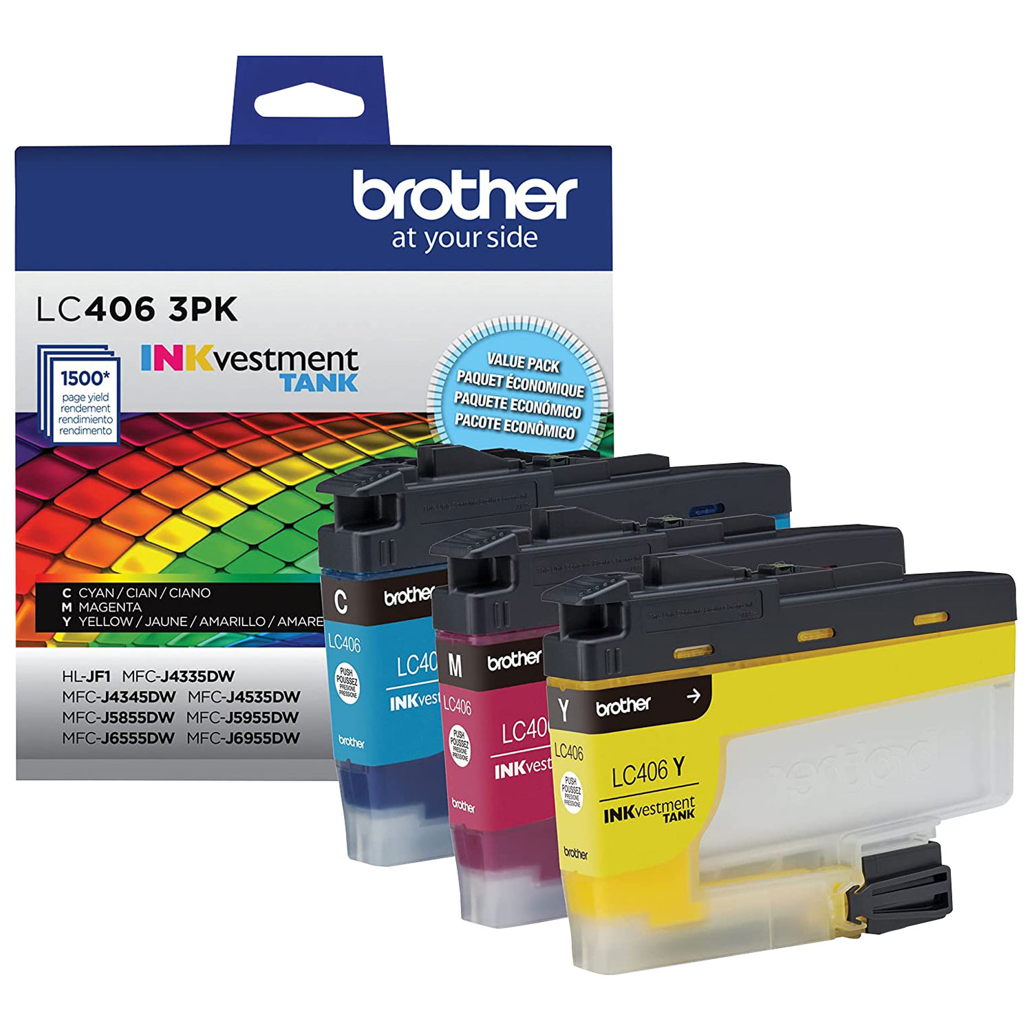 Brother Colour Ink Cartridge - 3 Pack