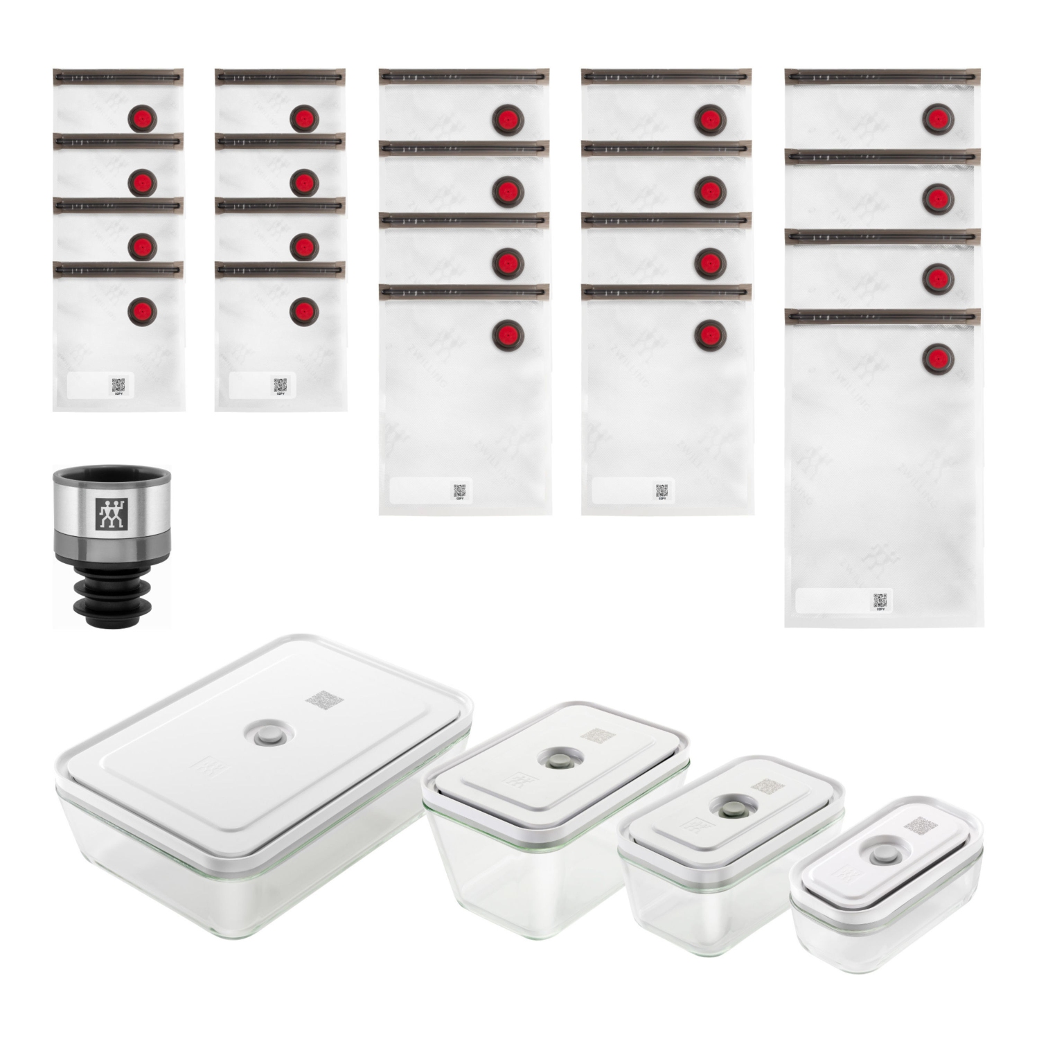 ZWILLING Fresh & Save Glass Vacuum Expansion Set, 25 Piece