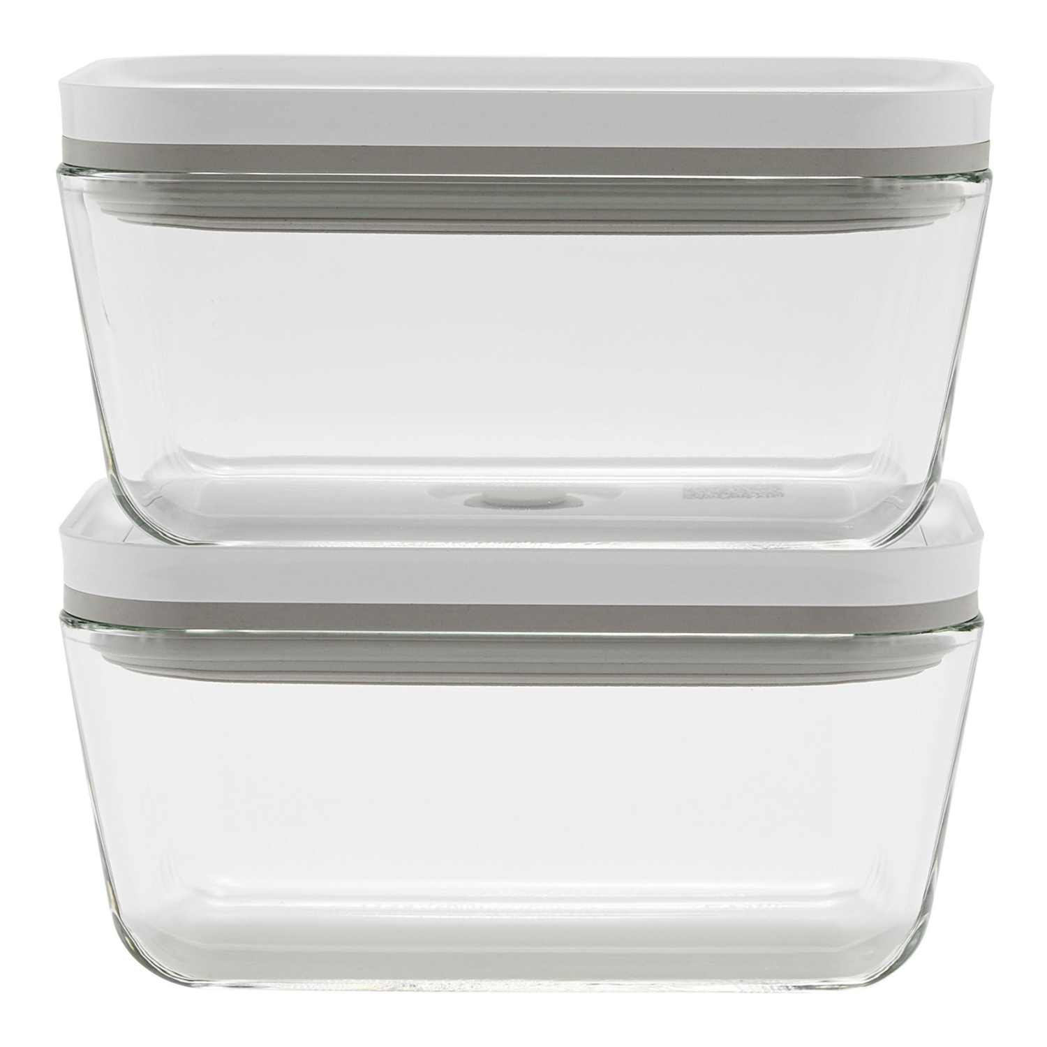 ZWILLING Fresh & Save M / 2 Piece Vacuum Box Set, Glass, Grey