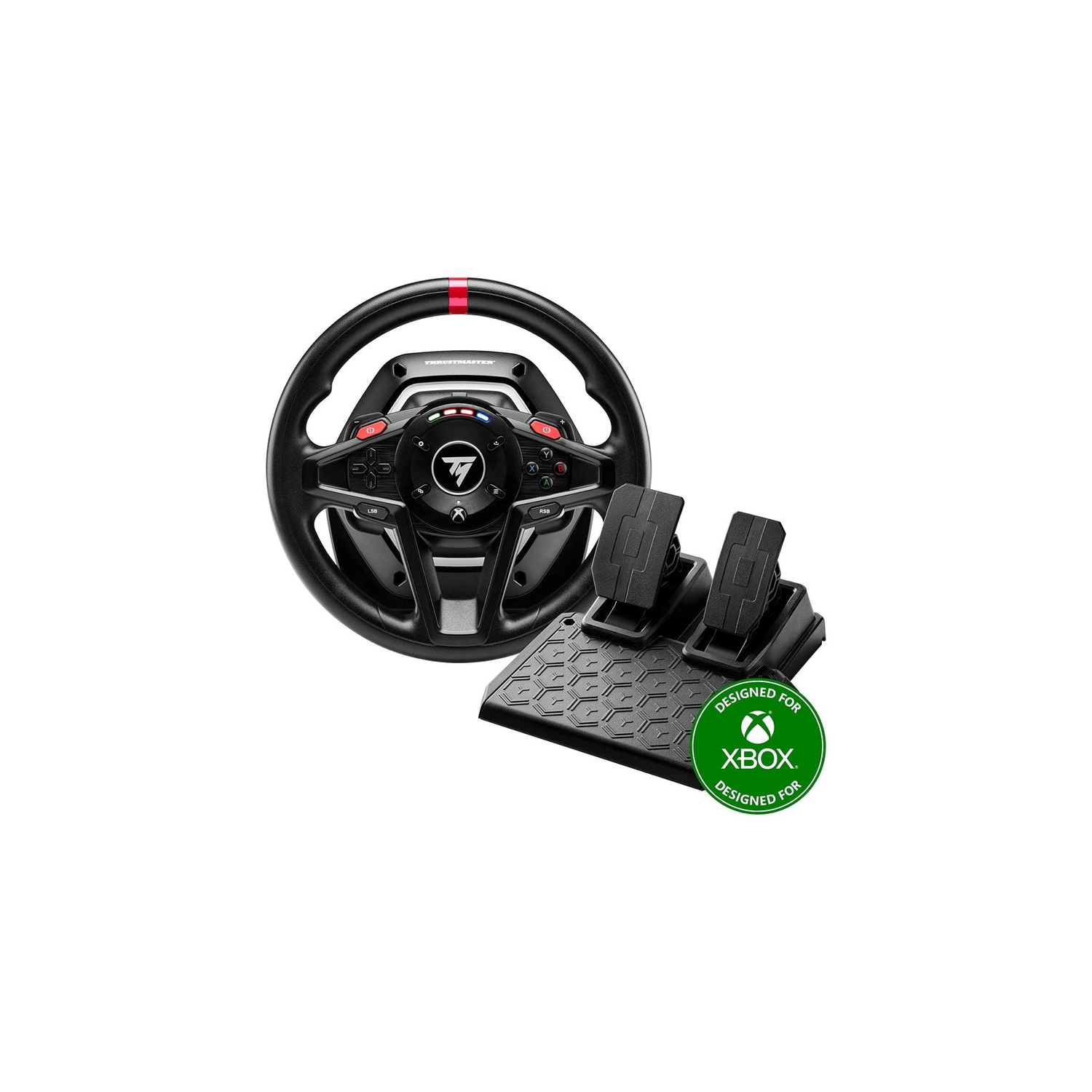 Refurbished (Good) - Thrustmaster T128 Racing Wheel & Magnetic Pedals for Xbox Series X|S & Xbox One/PC