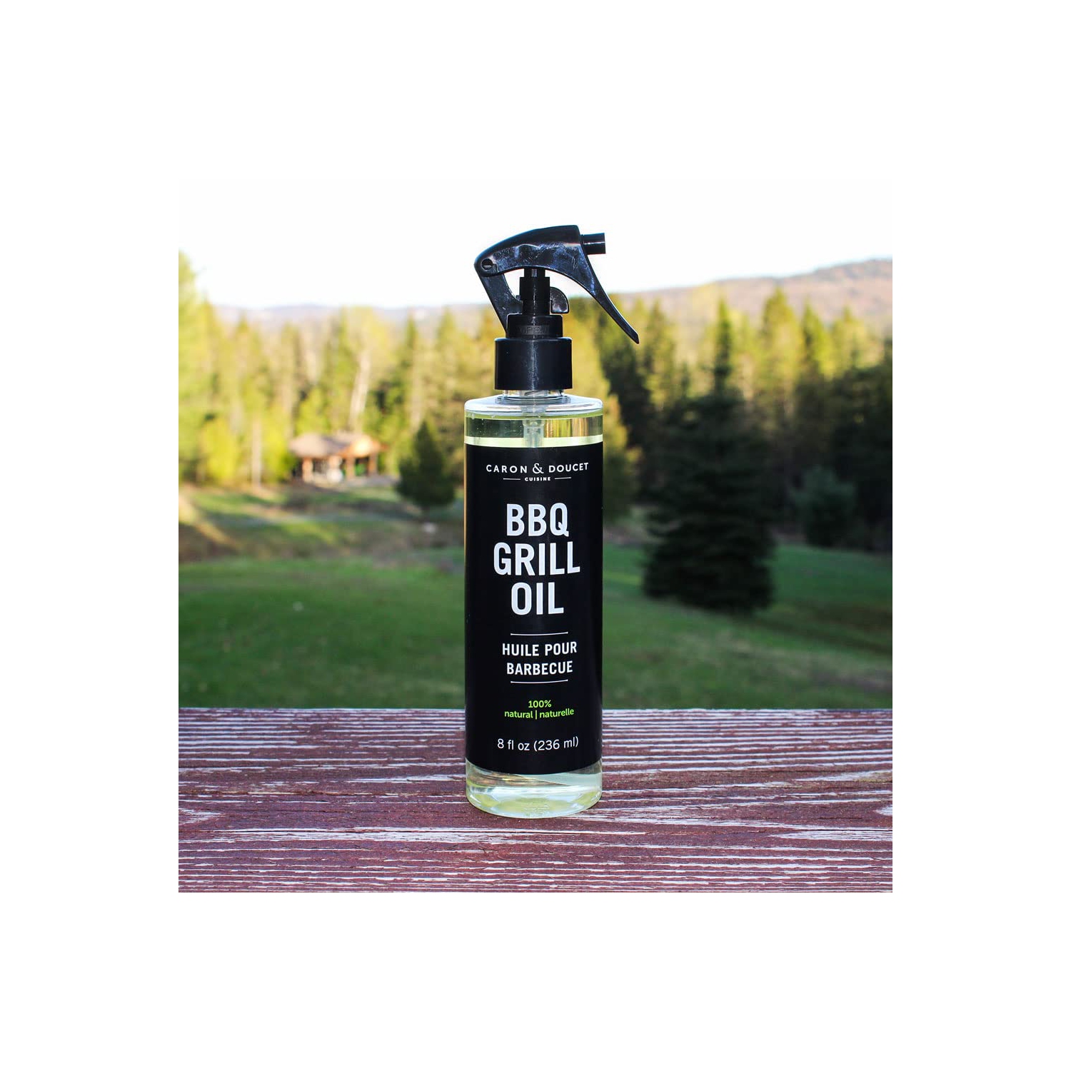 BBQ Grill Cleaner Oil | 100% Plant-Based & Vegan | Best for Cleaning Barbeque Grills & Grates | Use with Wooden Scrapers, Brushes, Accessories &