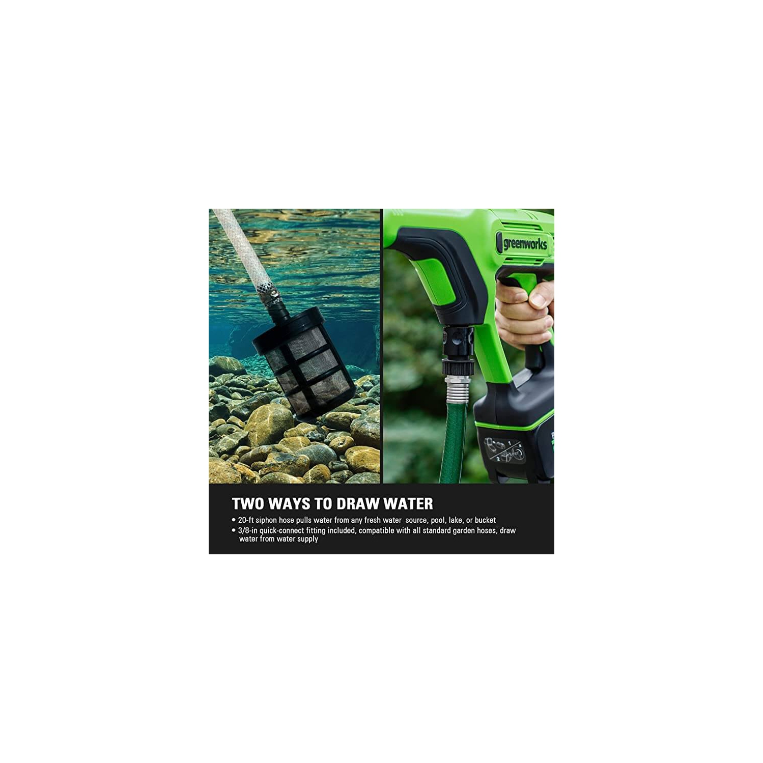 Greenworks 24V 600PSI PRESSURE WASHER