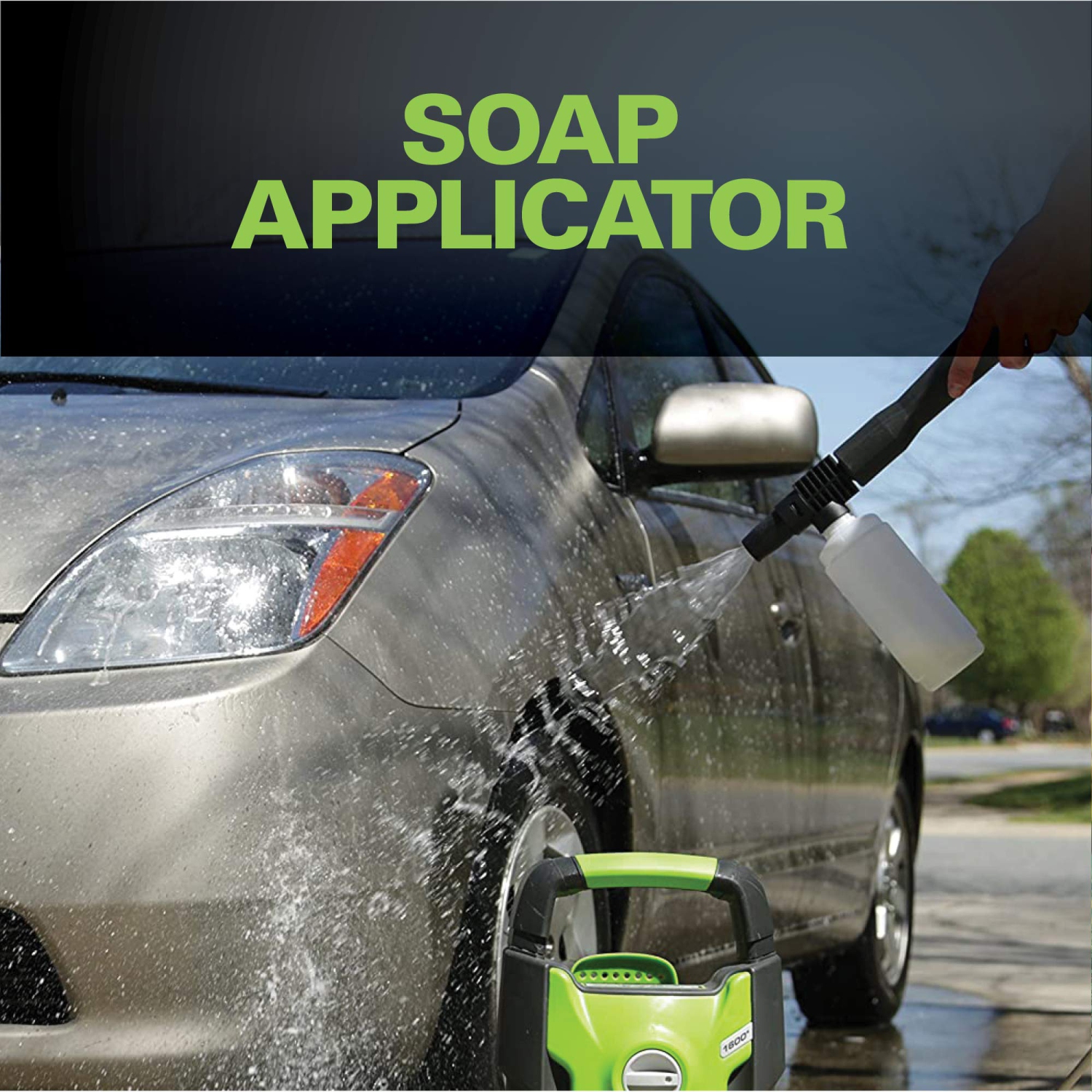 Nettoyeur sous pression Greenworks, 13 a, 1600 lb/po2, 1,2 gal/min