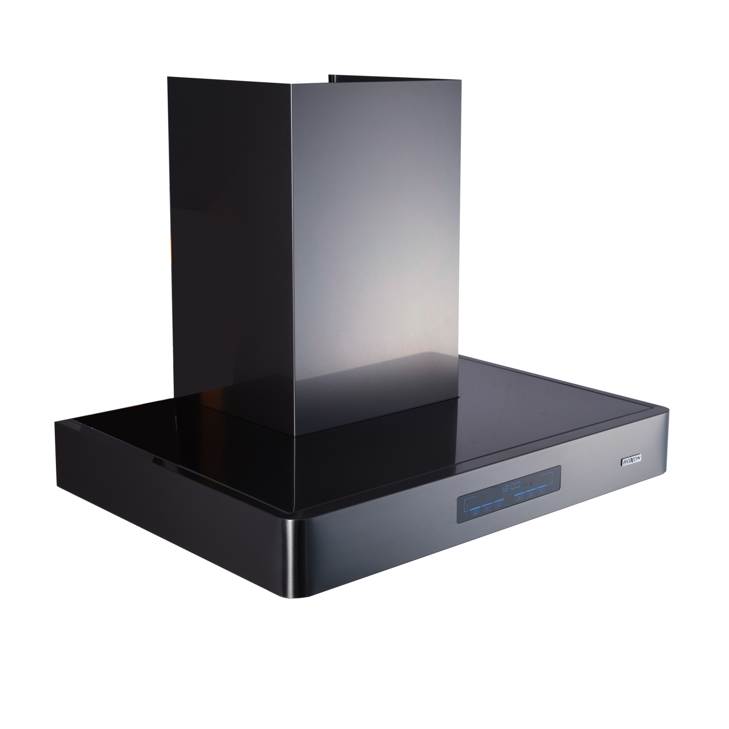 ROXON 900 CFM 30 Inches Range Hood BLACK Stainless Steel Wall Mounted Kitchen Exhaust Fan Style RXN-W24BK-30