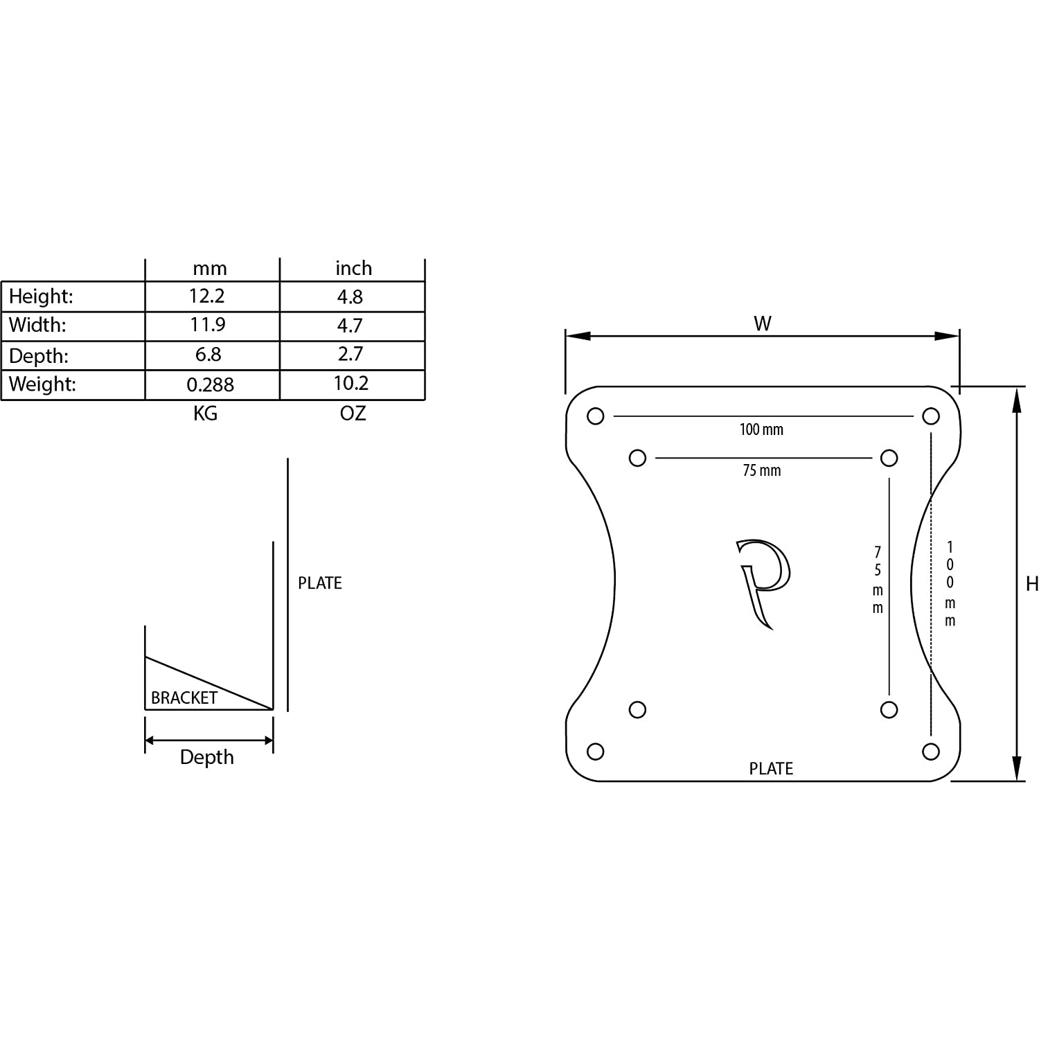 Gladiator Joe Monitor Arm/Mount VESA Bracket compatible Samsung S22E360H S22E391H S22E393H S22E395H PLUS S24E360HL S24E390HL, S24E391HL S24E393HL