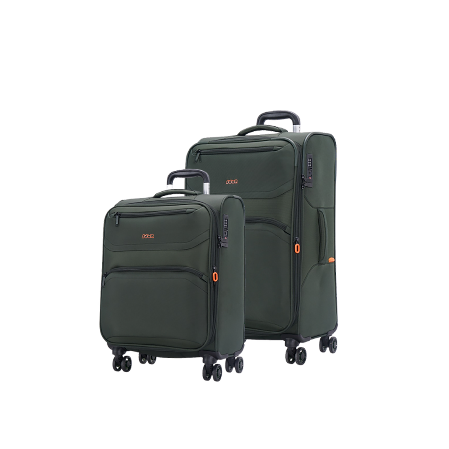 JUMP (Moorea) 2-Piece Luggage Set French Masterpiece Collection Ultra-Light, Expandable with TSA Lock (Carry-On+Medium)