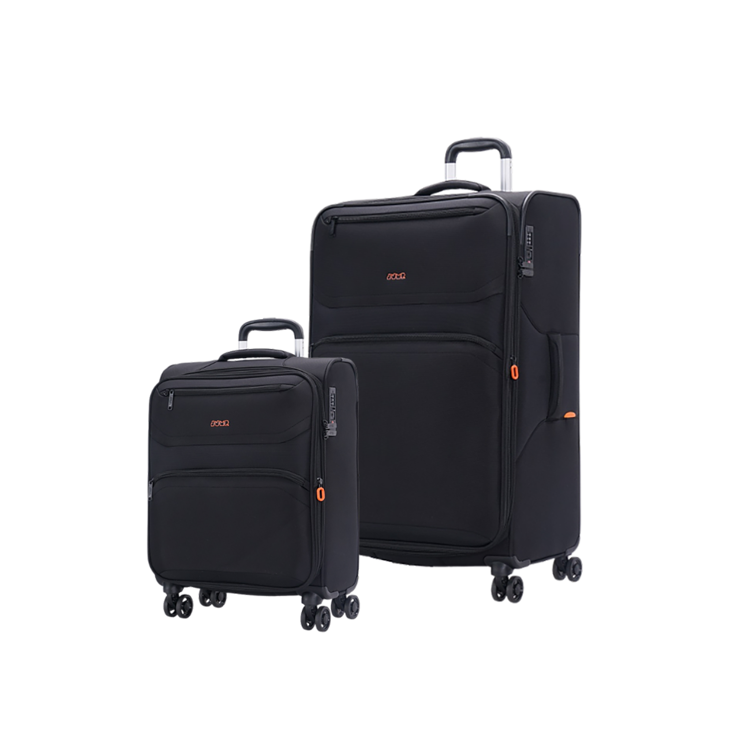 JUMP (Moorea) 2-Piece Luggage Set French Masterpiece Collection Ultra-Light, Expandable with TSA Lock (Carry-On+Medium)