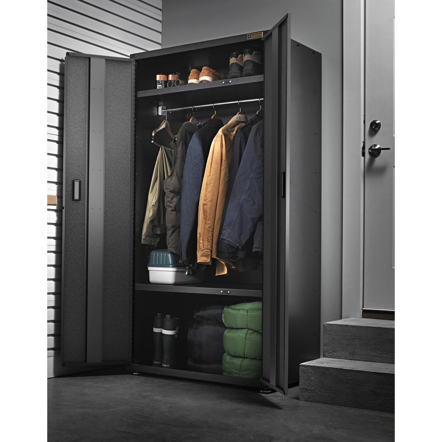 Armoire en acier de Gladiator - Granite martelé