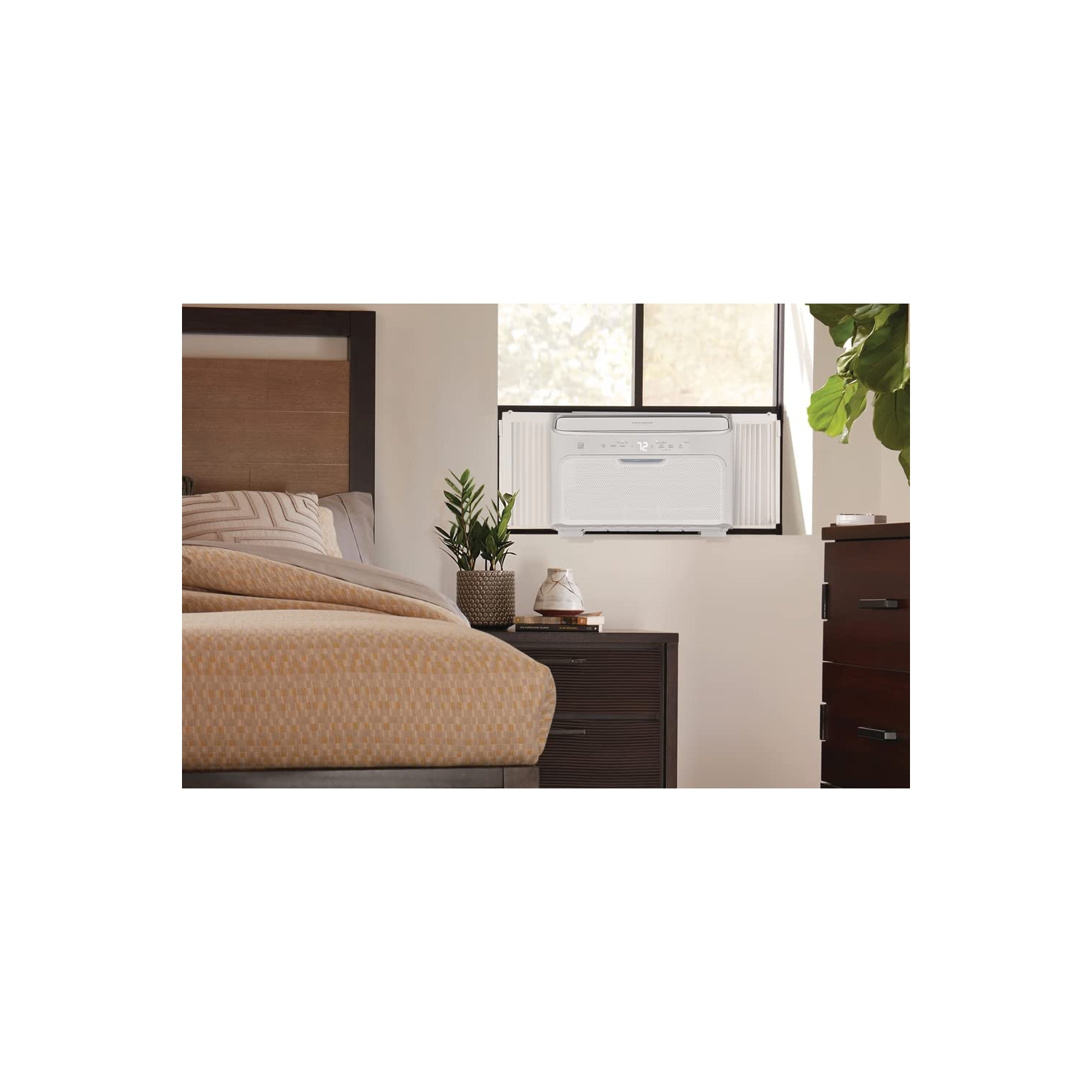 Frigidaire 10,000 BTU Inverter Quiet Temp Room Air Conditioner with Wi-Fi Connected, Energy Star Certified, Easy-to-Clean Washable Filter, White