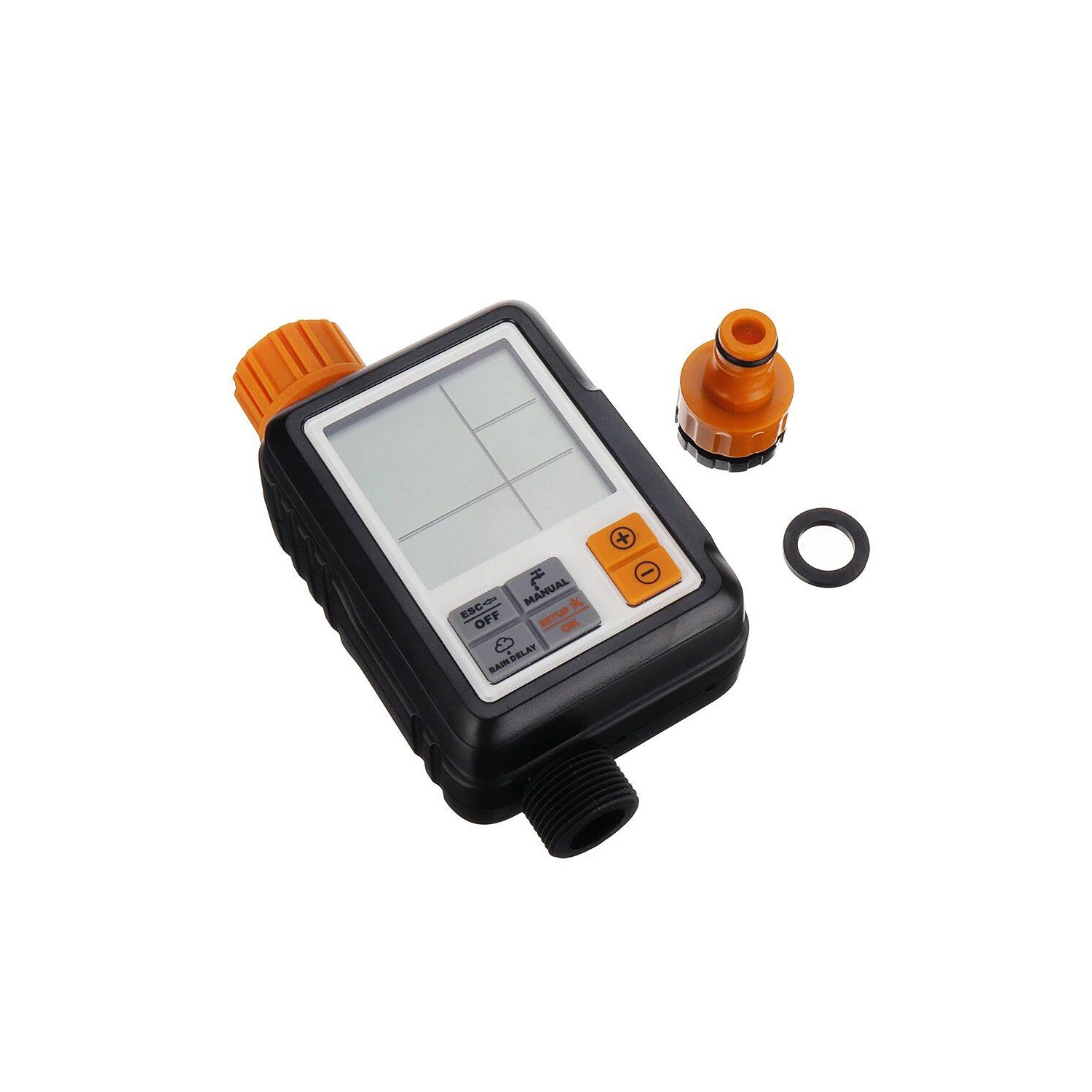 Water Timer, Programmable Sprinkler Timer for Garden, Hose Timer for Irrigation Features Rain Delay/Manual/Automatic Watering System