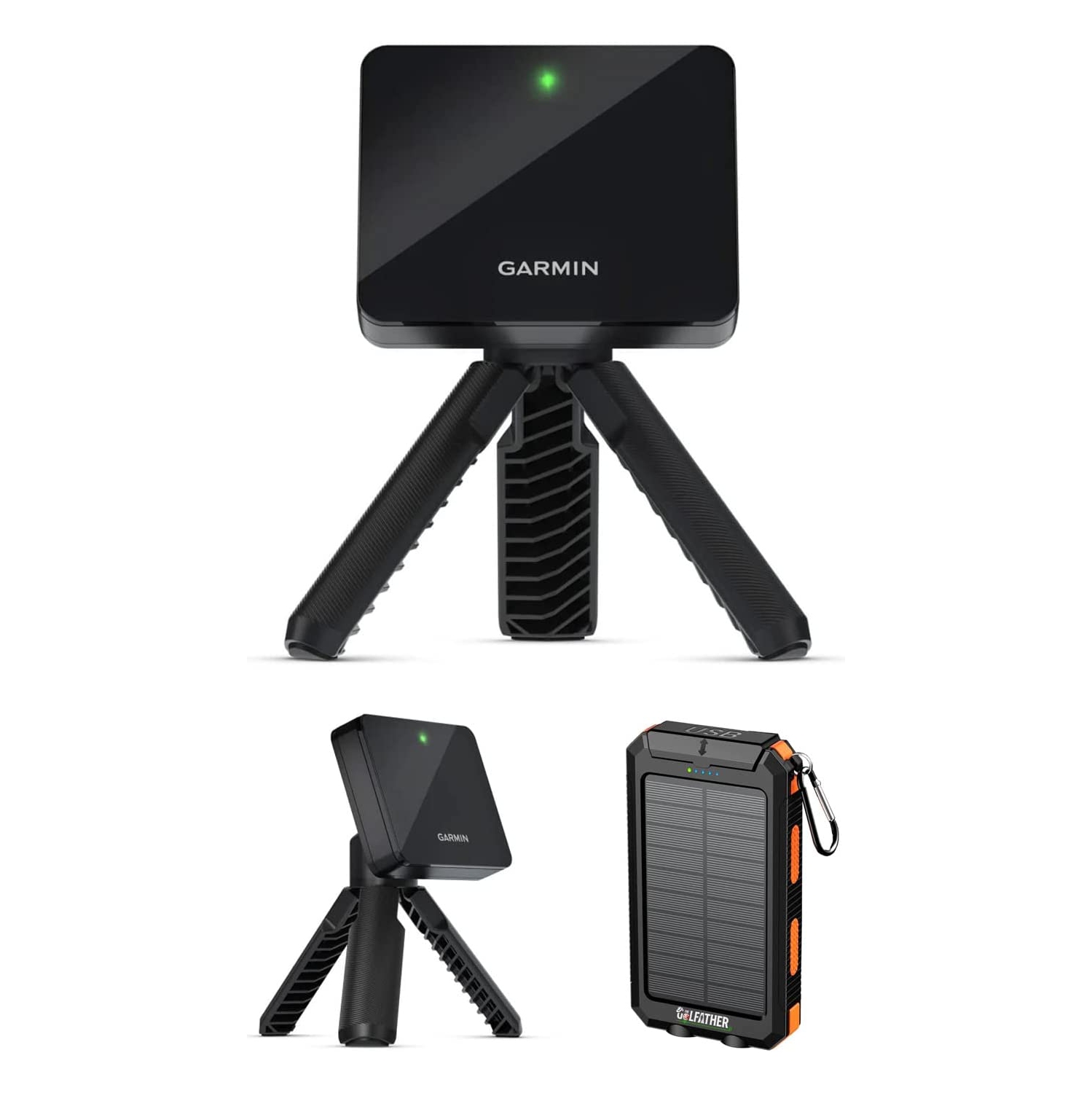 Moniteur et simulateur de golf portatif Approach R10 de Garmin pour la maison, étui, trépied et chargeur Golfather