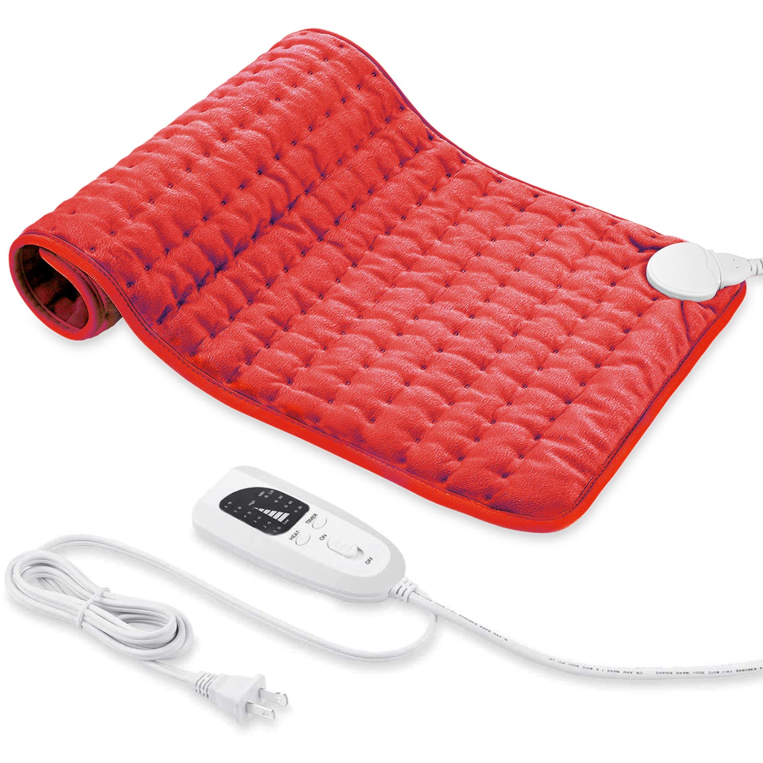 Heating Pad, Electric Heating Pad for Dry & Moist Heat, Electric Fast Heat Pad, Auto Shut Off, for Shoulders, Neck, Abdomen, Back, Limbs, etc.