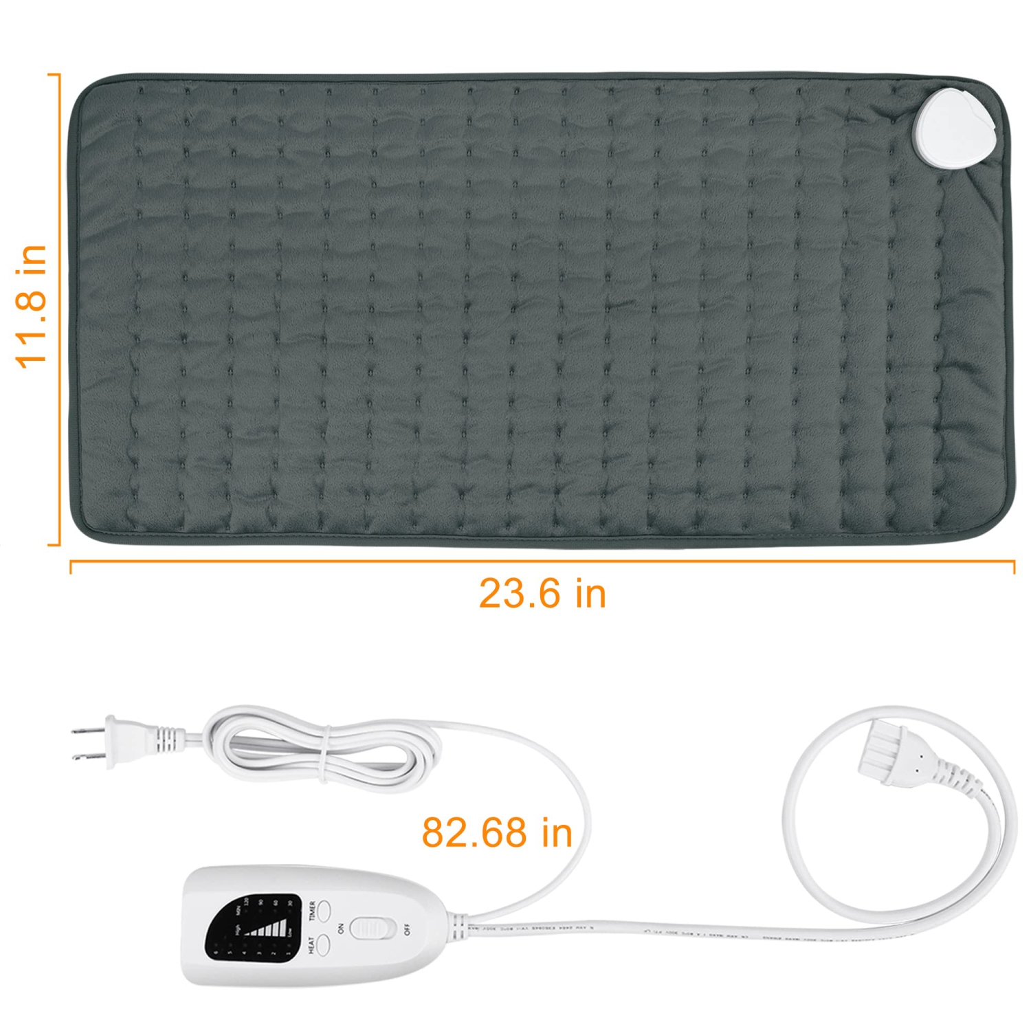 Heating Pad, Electric Heating Pad for Dry & Moist Heat, Electric Heat Pad , Auto Off, for Shoulders, Neck, Abdomen, Back, Limbs, etc.