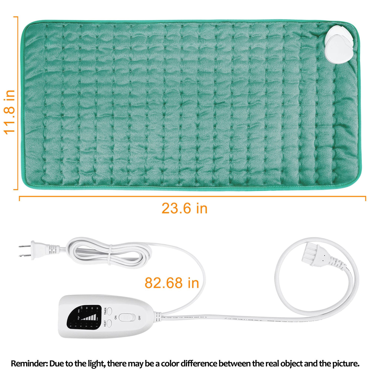 Heating Pad, Electric Heating Pad for Dry & Moist Heat, Electric Fast Heat Pad, Auto Shut Off, for Shoulders, Neck, Abdomen, Back, Limbs, etc.