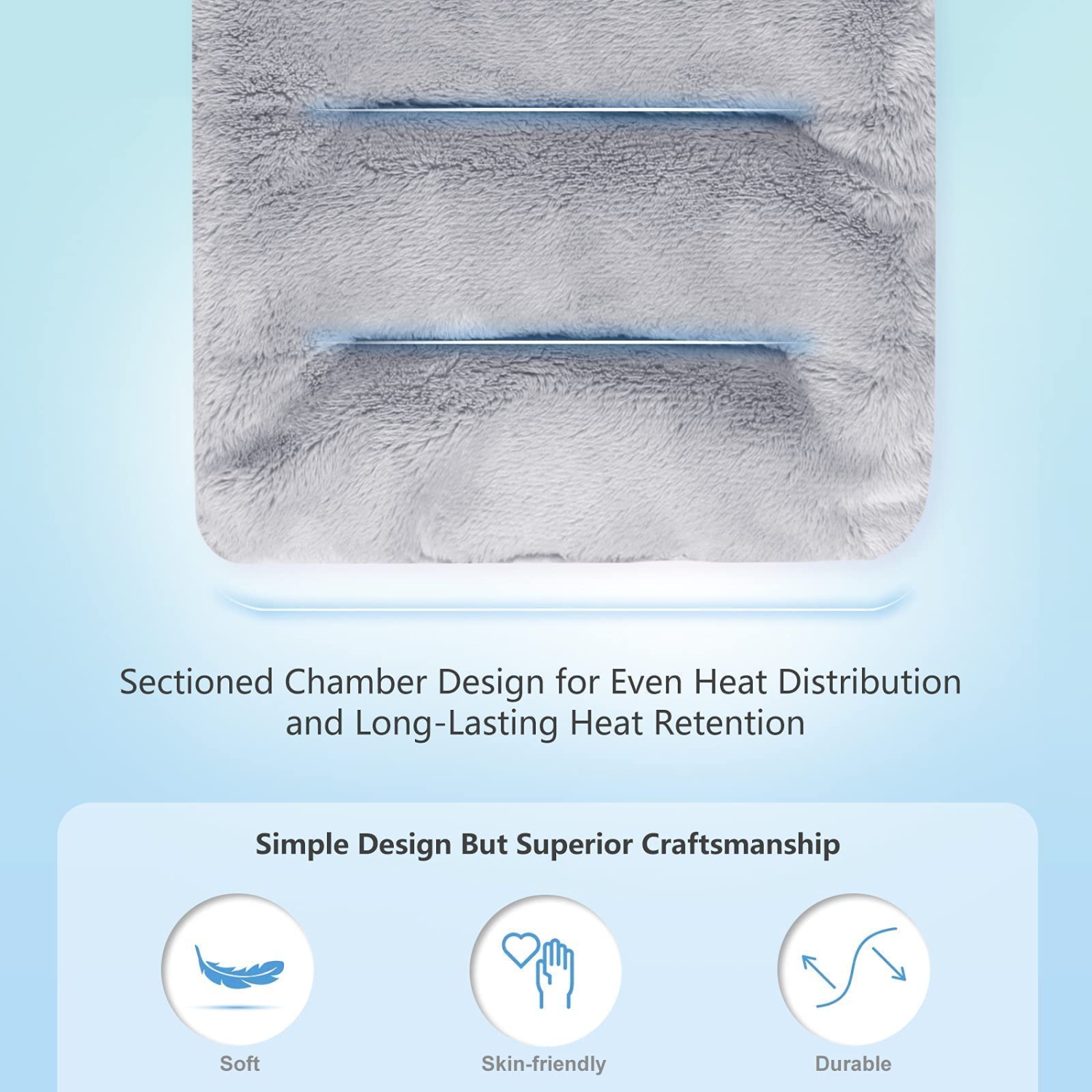 Heating Pad Microwavable for Pain Relief, 7x18" Microwave Heat Pad for Neck Pain, Shoulder, Back, Joints & Muscle Pain Relief, Heat Pack with Moist