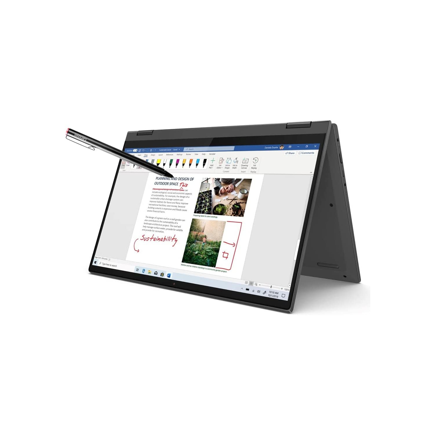 Refurbished (Excellent) - Lenovo Flex 5 14" 2-in-1 TouchScreen FHD Laptop (Intel Core i3-1115G4, 8GB RAM, 256GB SSD, Windows 11) Factory Refurbished - Graphite Grey (82HS00R6US)