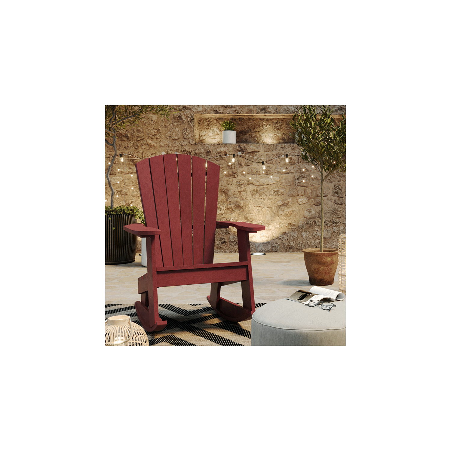 Capterra Adirondack Resin Rocking Chair