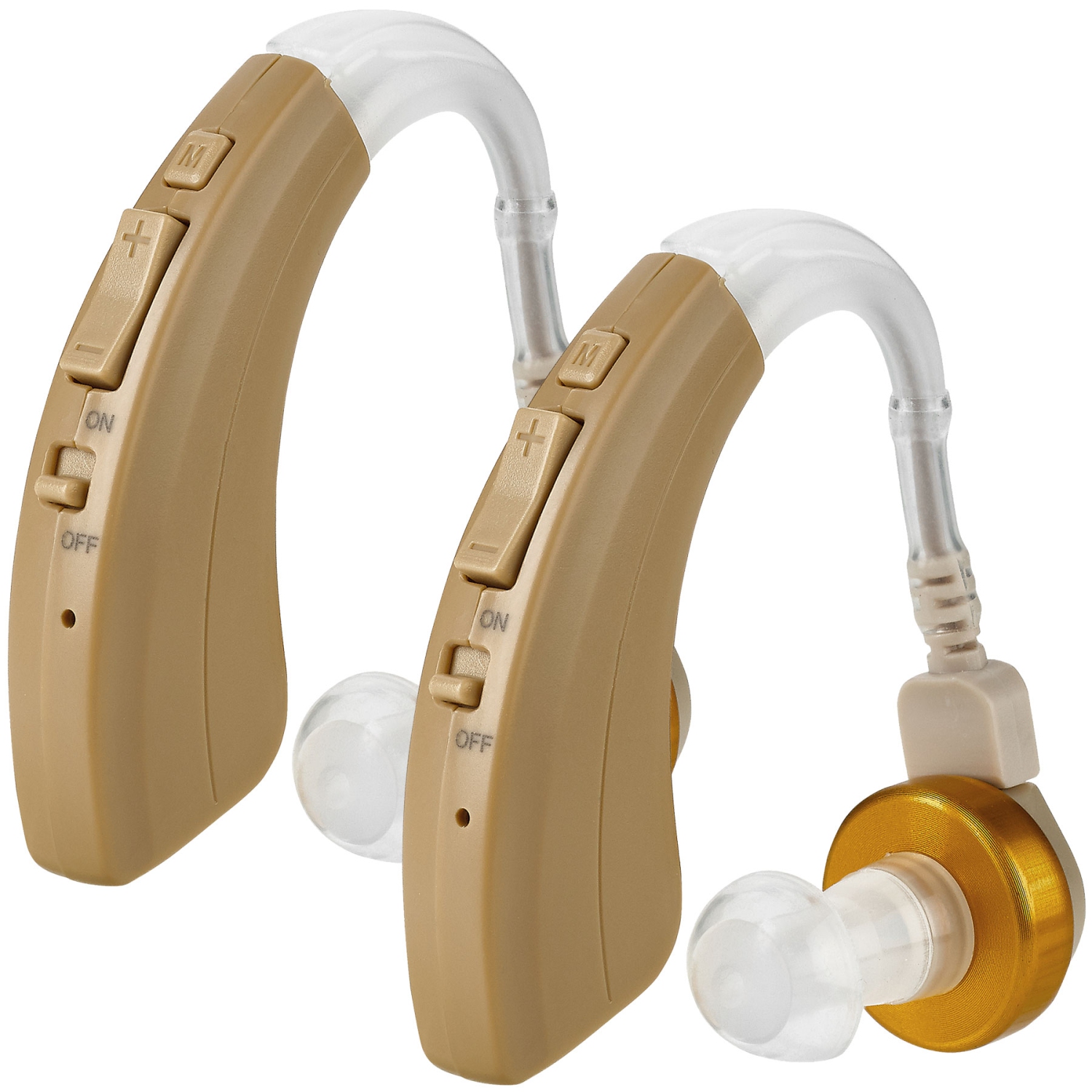 Digital Hearing Amplifier Pair - Behind the Ear Left & Right BTE Personal Sound Hearing Amplifier by MEDca
