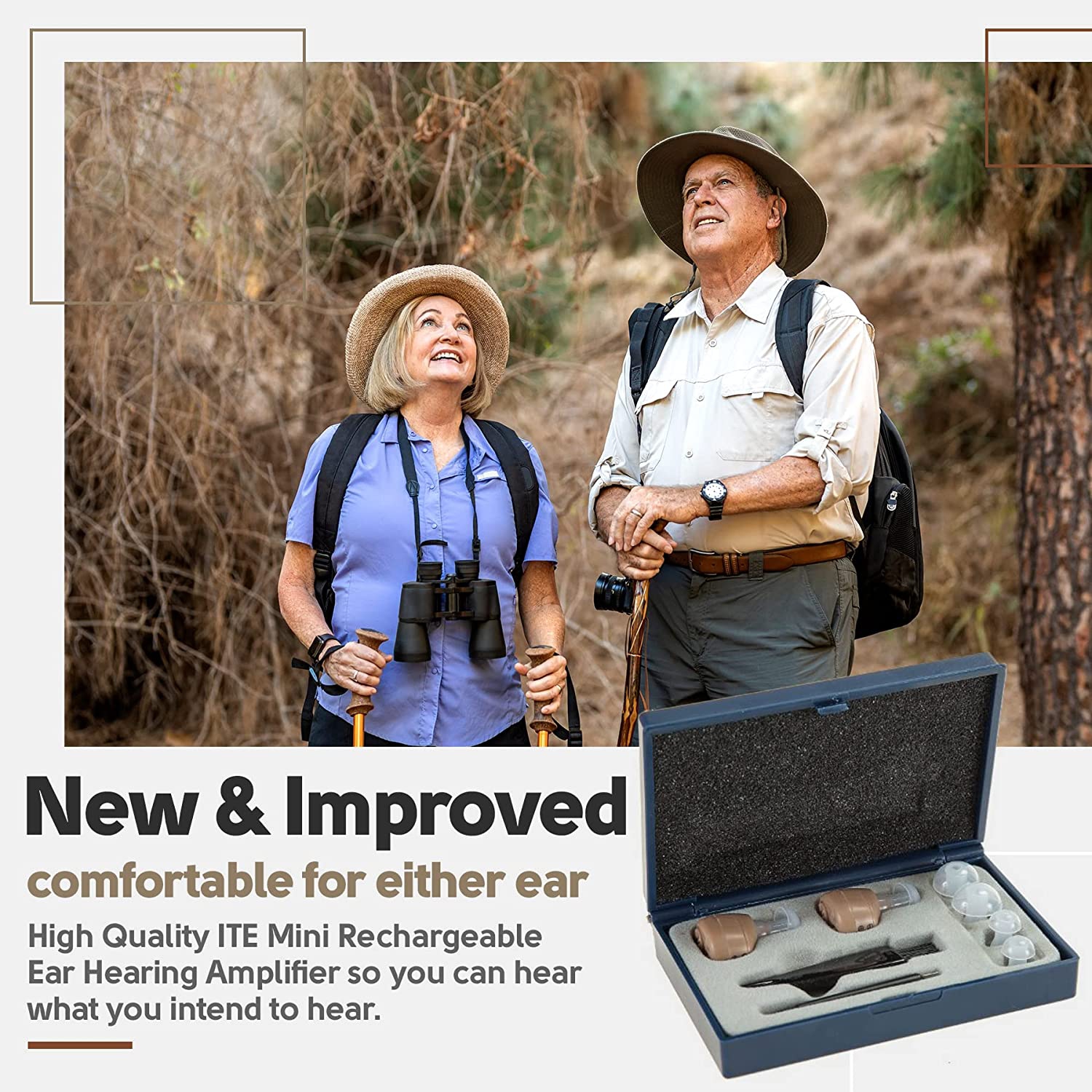 MEDca Hearing Amplifier Ear ITC