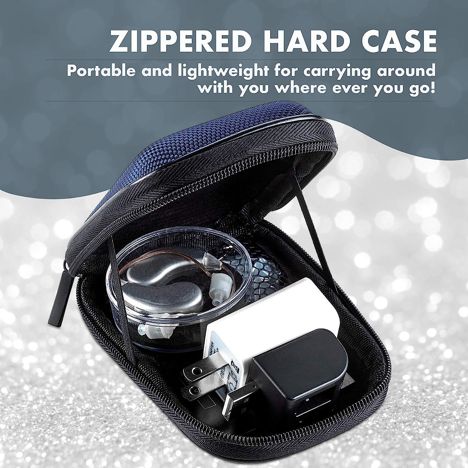 Digital Hearing Amplifiers - Pair of Rechargeable BTE Personal Sound Amplifier with USB Dock - Premium Behind The Ear Sound Amplification - by MEDca