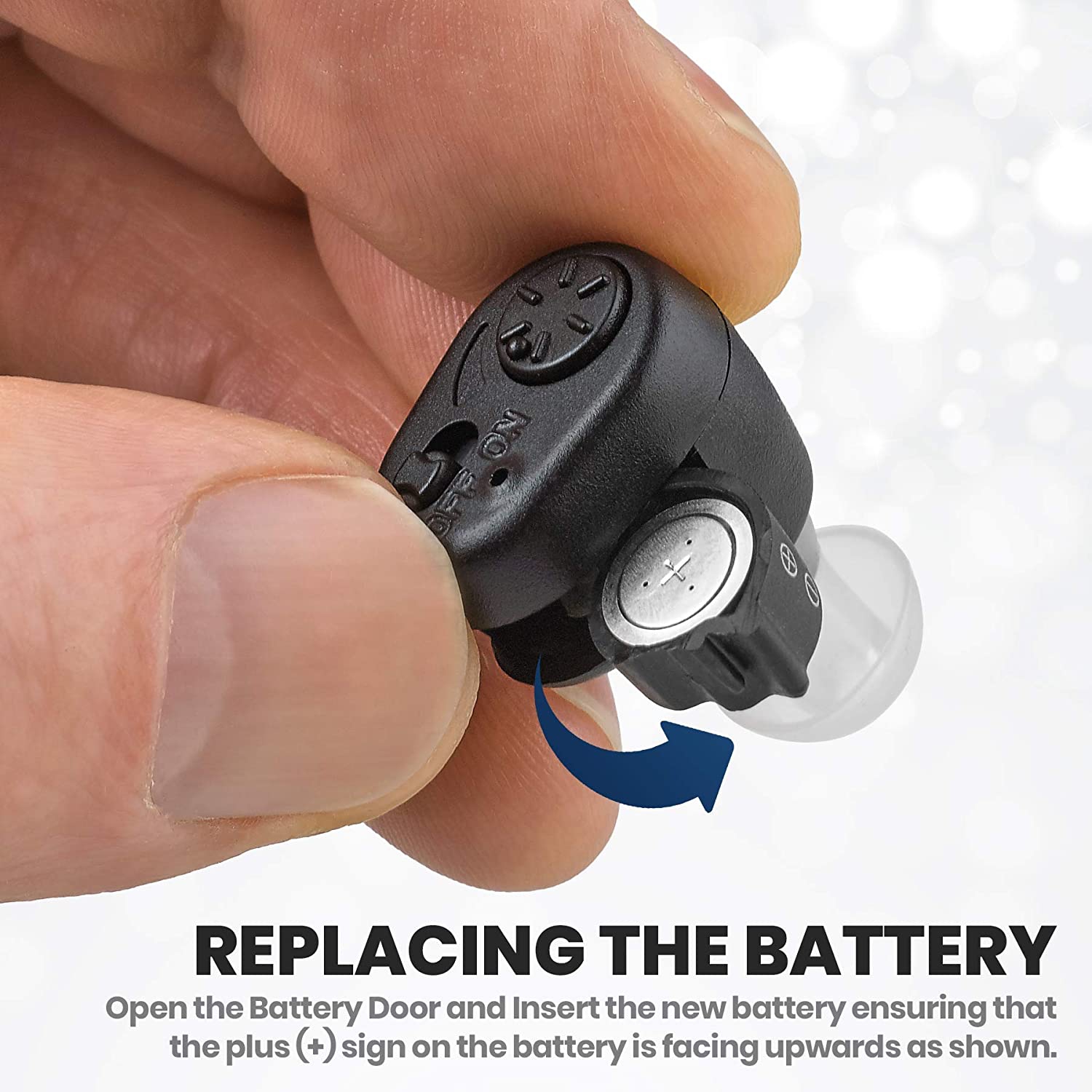 Digital Hearing Amplifier - In-The-Canal Pair of In-Ear Sound Amplification Devices, Audiologist & Doctor Designed Personal Sound Amplifier for