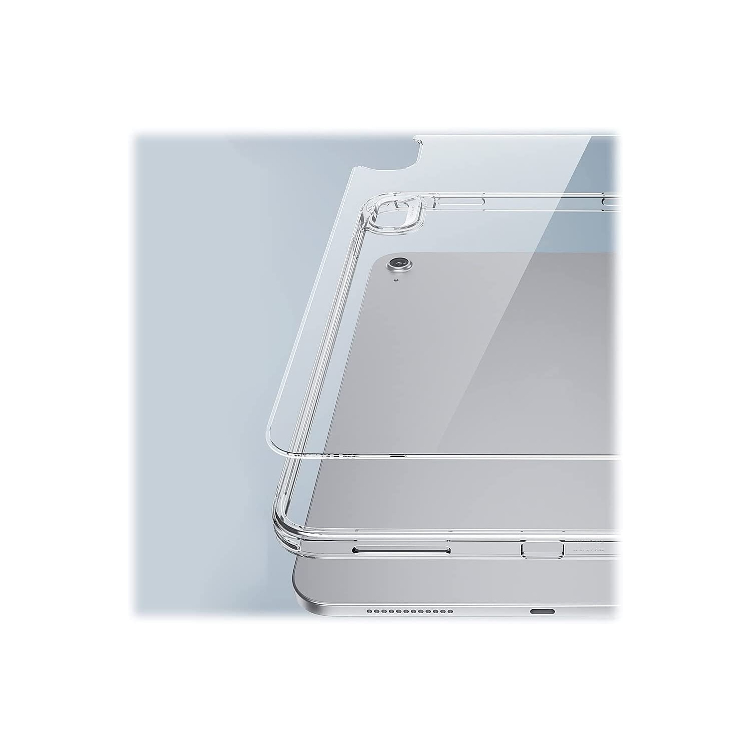 SaharaCase Apple 10.9" iPad Protection Kit Bundle - Hybrid Flex Hard Shell Case with Tempered Glass Screen - Clear