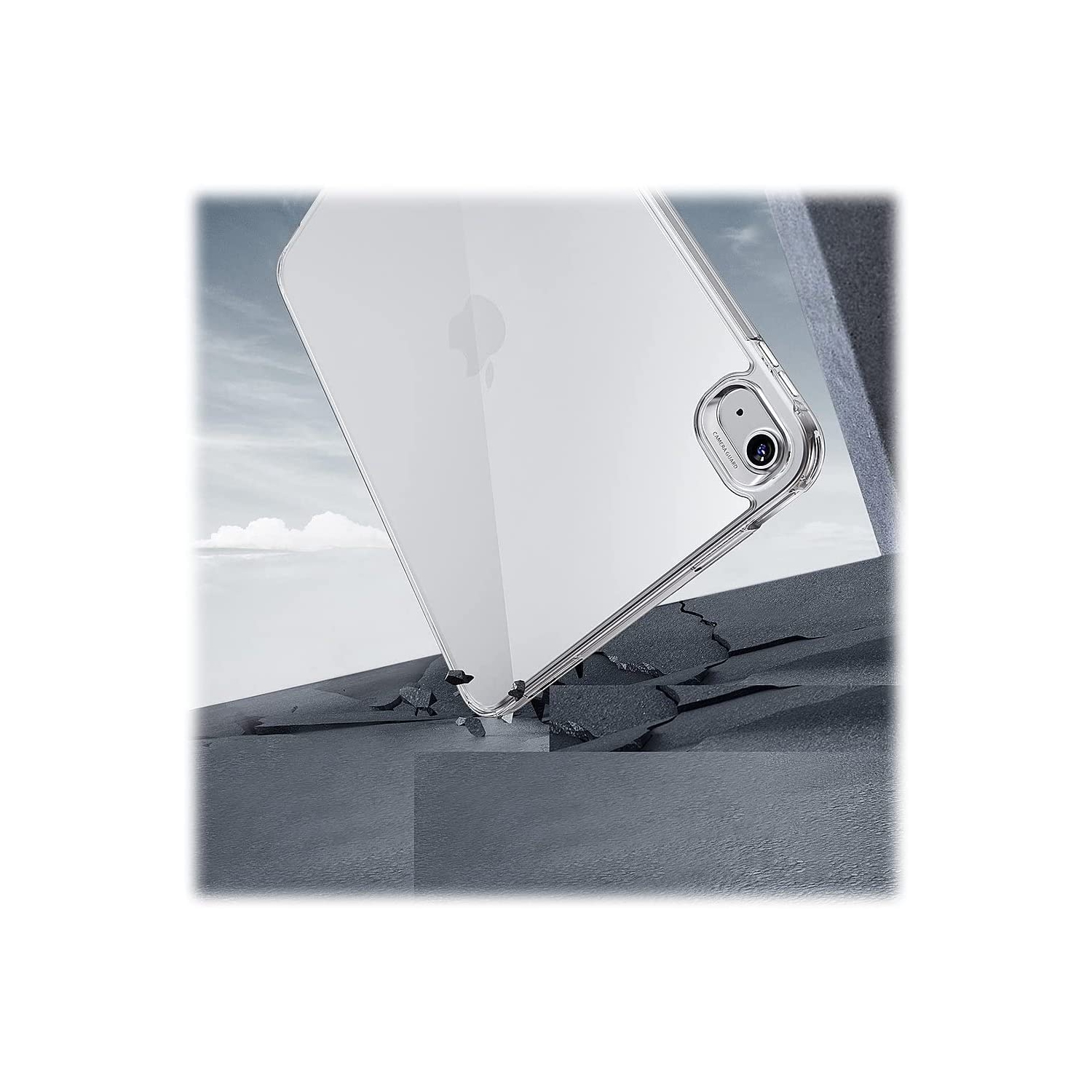 SaharaCase Apple 10.9" iPad Protection Kit Bundle - Hybrid Flex Hard Shell Case with Tempered Glass Screen - Clear