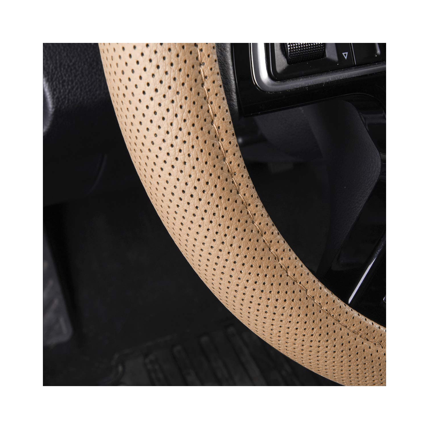 Gaine de volant universelle en cuir classique pour l'auto