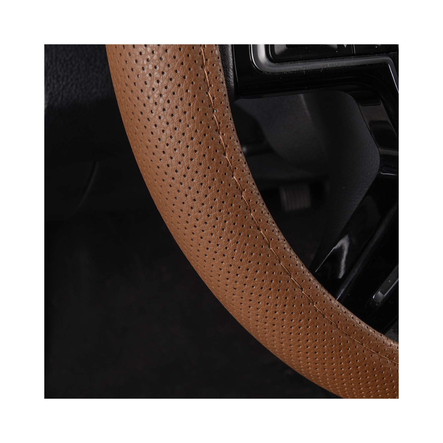 Gaine de volant universelle en cuir classique pour l'auto