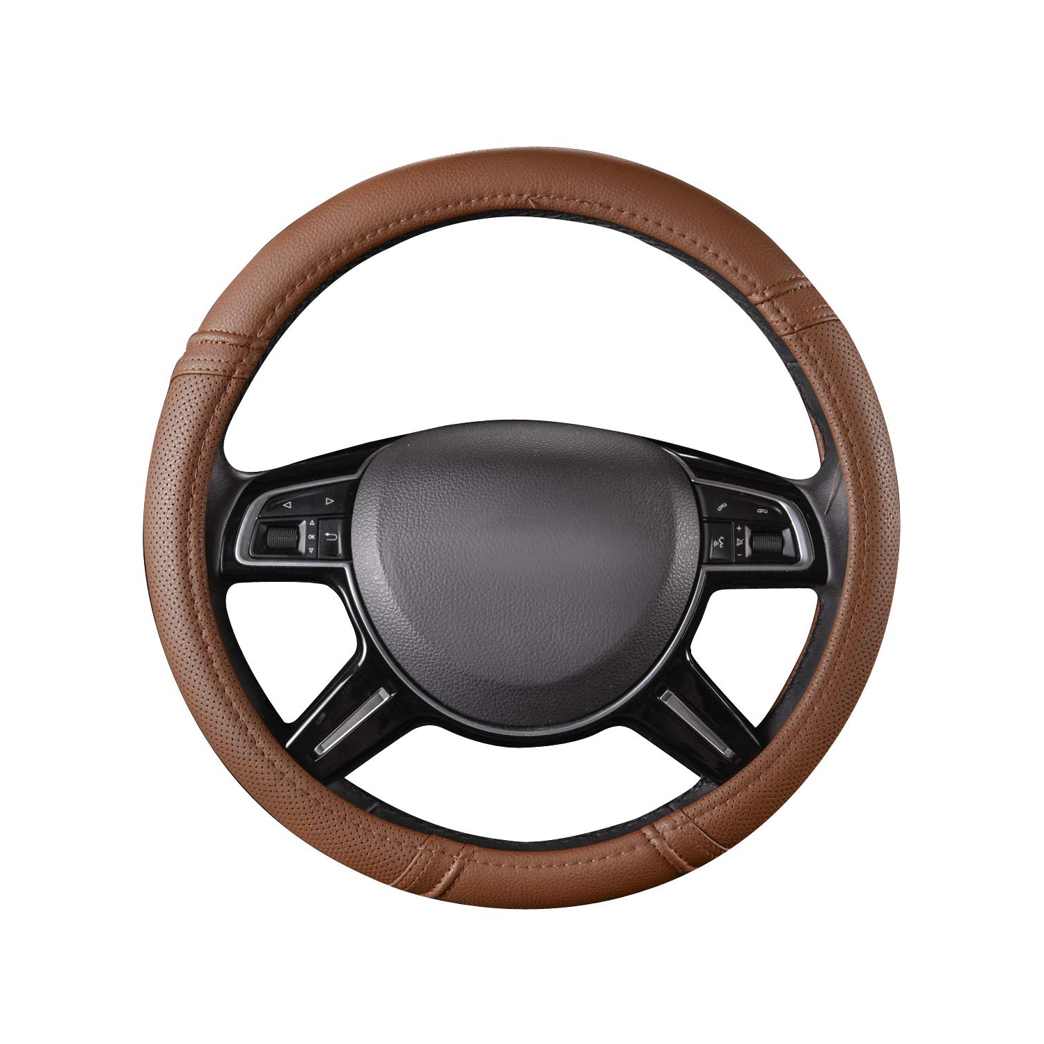 Gaine de volant universelle en cuir classique pour l'auto