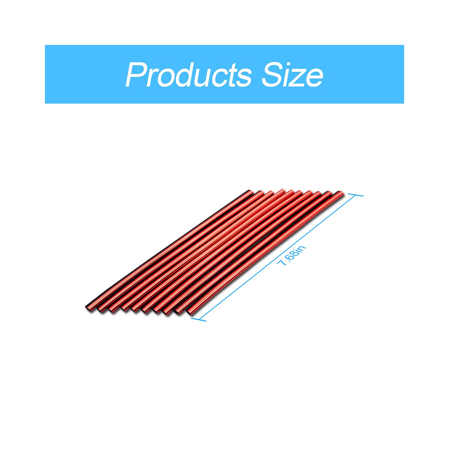 20 Pieces Car Air Conditioner Decoration Strip for Vent Outlet, Universal Waterproof Bendable Air Vent Outlet Trim Decoration, Suitable for Most Air