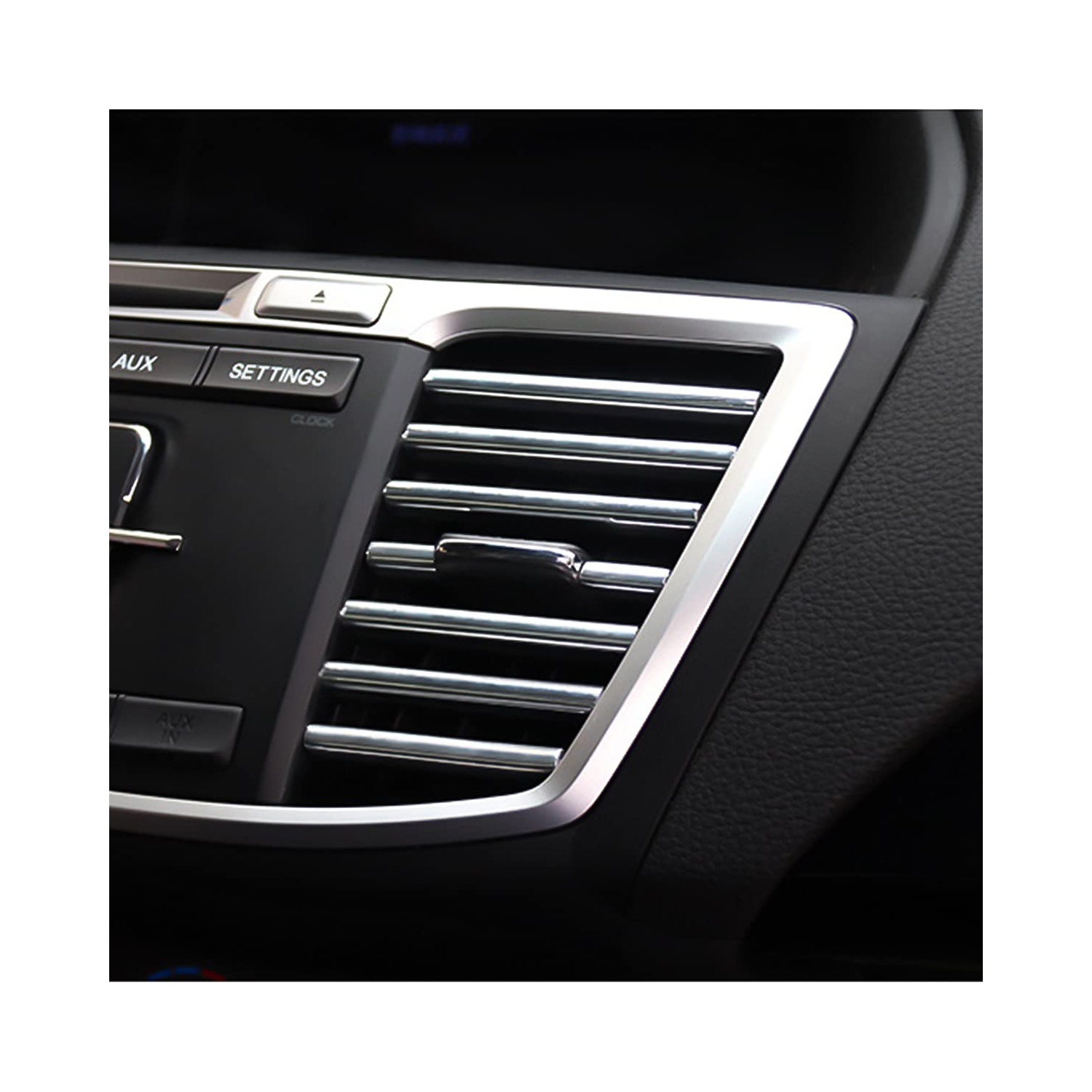 20 Pieces Car Air Conditioner Decoration Strip for Vent Outlet, Universal Waterproof Bendable Air Vent Outlet Trim Decoration, Suitable for Most Air