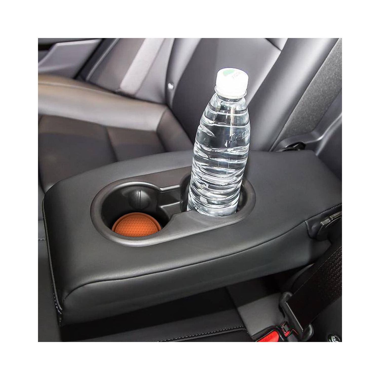 Car Cup Holder Coaster, 4 Pack 2.75 Inch Diameter Non-Slip Universal Insert Coaster, Durable, Suitable for Most Car Interior, Car Accessory for Women